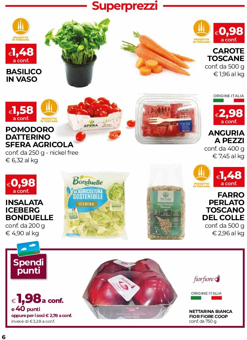 coop-firenze - Volantino Coop Firenze valido dal 07/08 al 20/08 - page: 6
