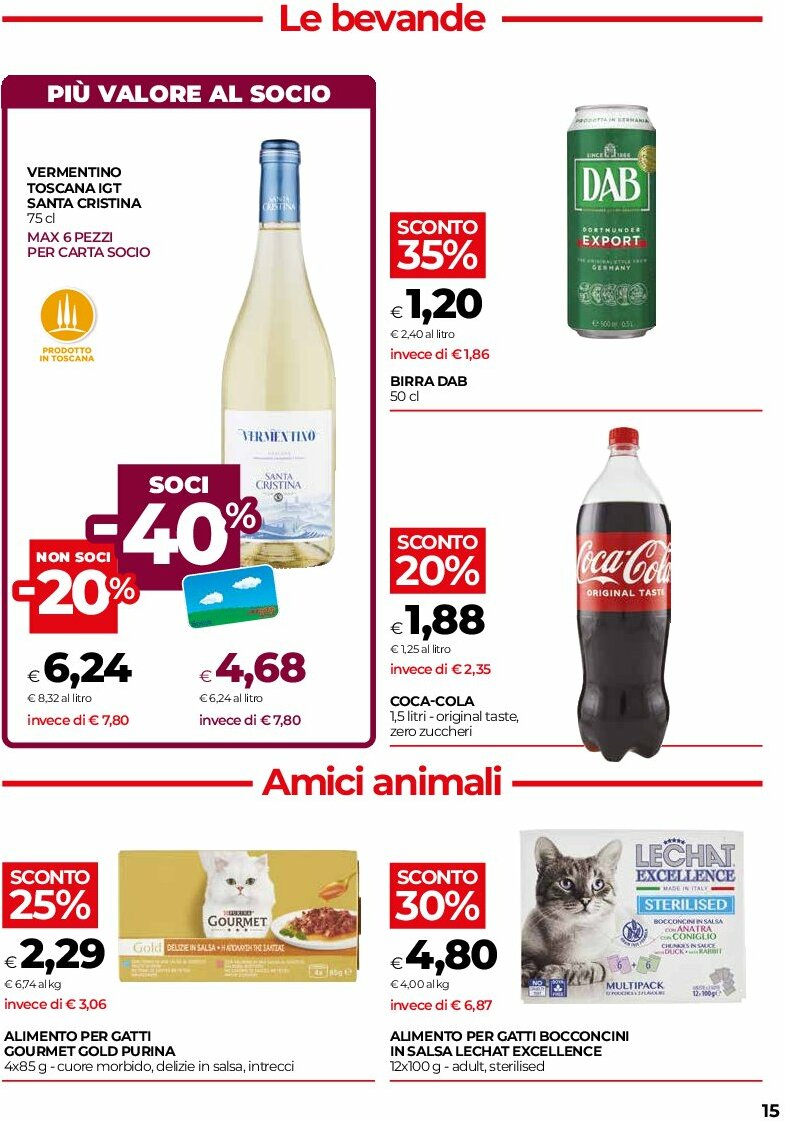 coop-firenze - Volantino Coop Firenze - Mini valido dal 07/08 al 20/08 - page: 15