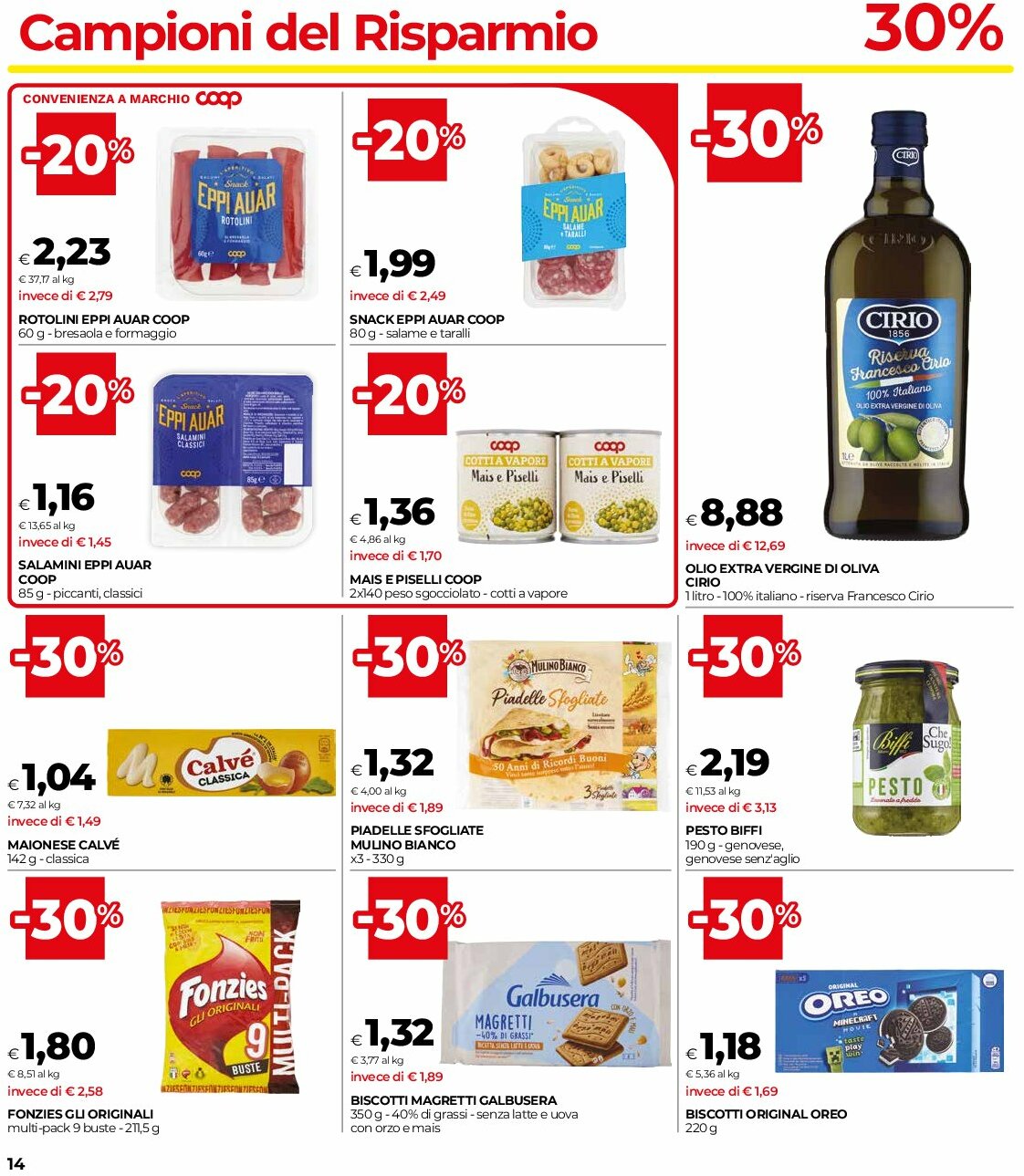 coop-firenze - Volantino Coop Firenze valido dal 14/08 al 27/08 - page: 14 coop-firenze - Volantino Coop Firenze valido dal 14/08 al 27/08 - page: 14