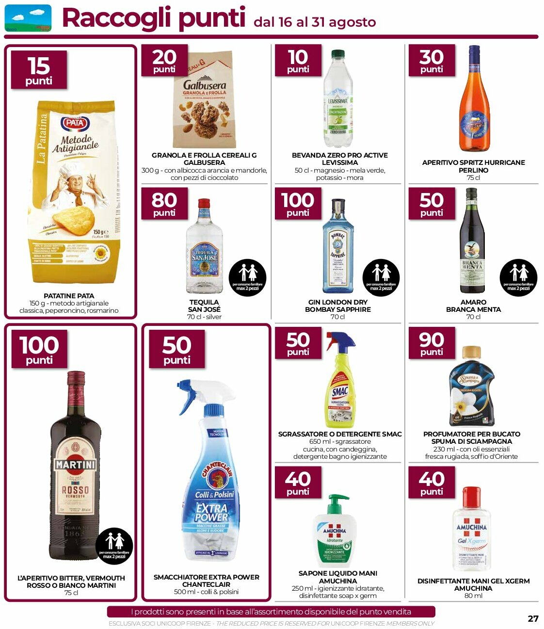 coop-firenze - Volantino Coop Firenze valido dal 14/08 al 27/08 - page: 27 coop-firenze - Volantino Coop Firenze valido dal 14/08 al 27/08 - page: 27