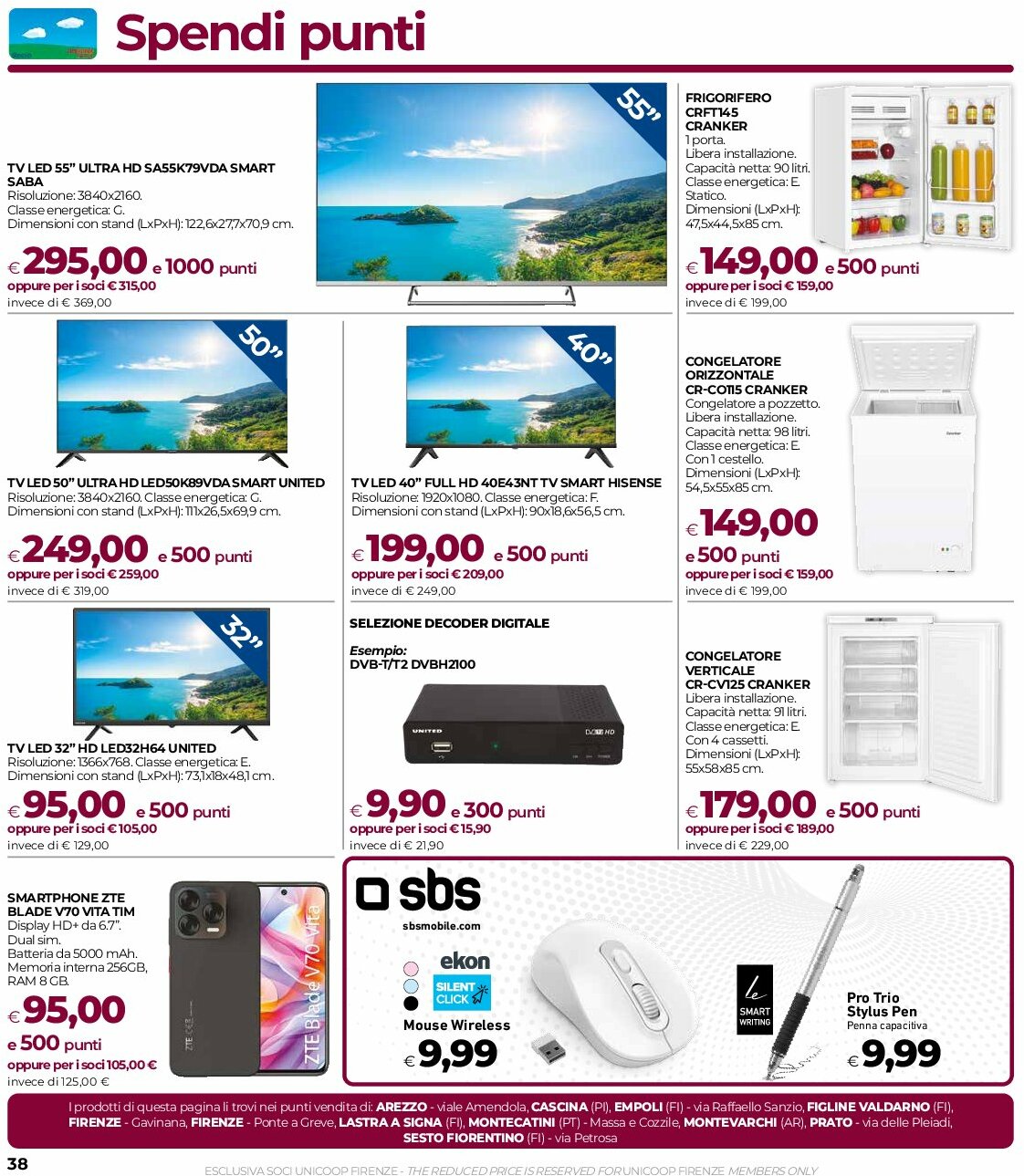 coop-firenze - Volantino Coop Firenze valido dal 14/08 al 27/08 - page: 38 coop-firenze - Volantino Coop Firenze valido dal 14/08 al 27/08 - page: 38