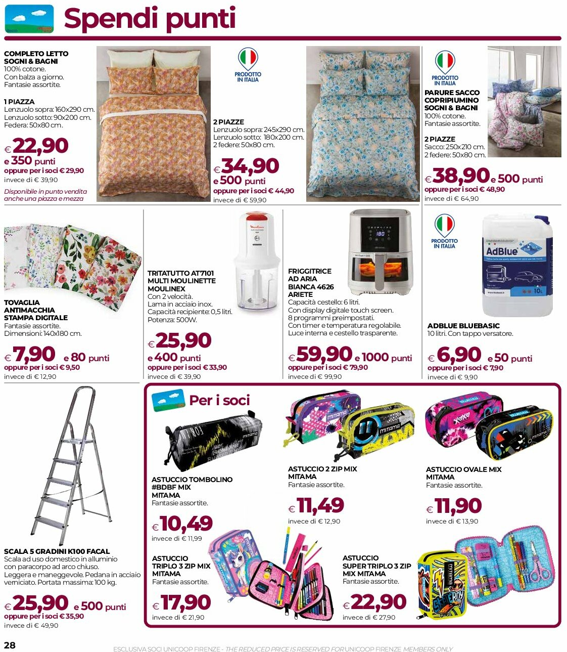 coop-firenze - Volantino Coop Firenze valido dal 14/08 al 27/08 - page: 28 coop-firenze - Volantino Coop Firenze valido dal 14/08 al 27/08 - page: 28