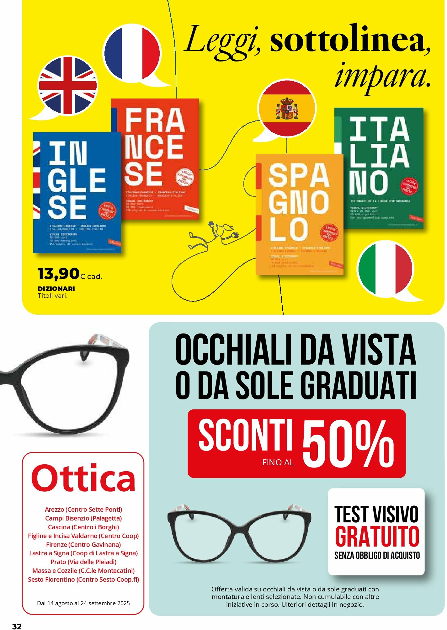 coop-firenze - Volantino Coop Firenze - Scuola per tutti! valido dal 14/08 al 24/09 - page: 32 coop-firenze - Volantino Coop Firenze - Scuola per tutti! valido dal 14/08 al 24/09 - page: 32