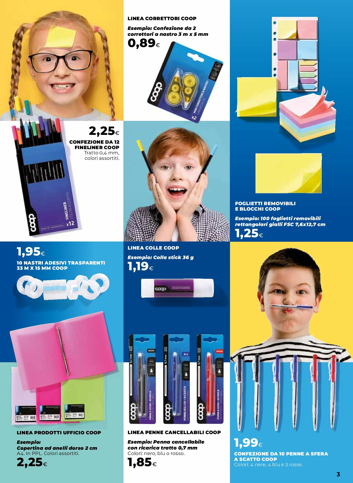 coop-firenze - Volantino Coop Firenze - Scuola per tutti! valido dal 14/08 al 24/09 - page: 3 coop-firenze - Volantino Coop Firenze - Scuola per tutti! valido dal 14/08 al 24/09 - page: 3