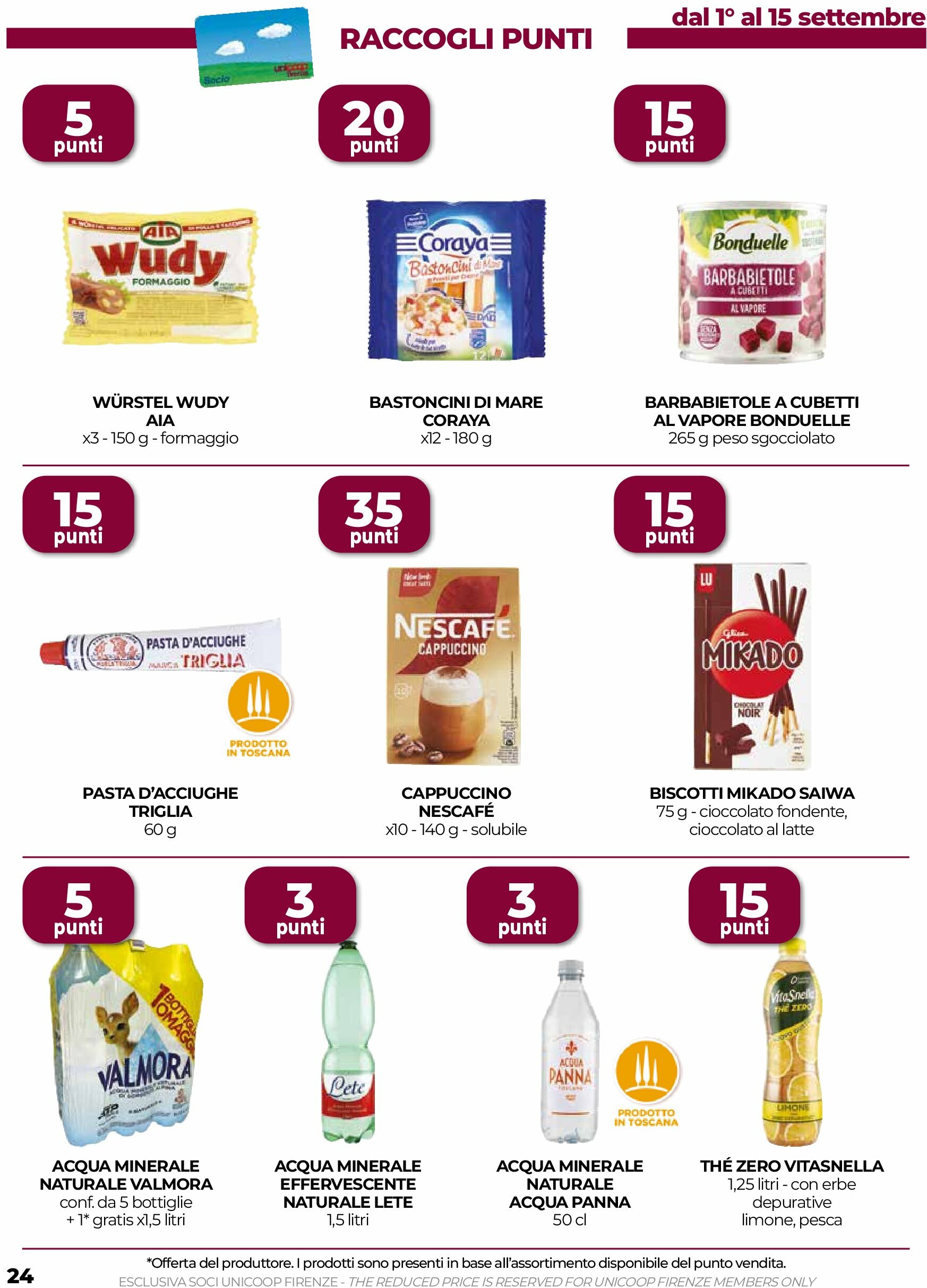 coop-firenze - Volantino Coop Firenze - Il tuo supermercato valido dal 28/08 al 10/09 - page: 24