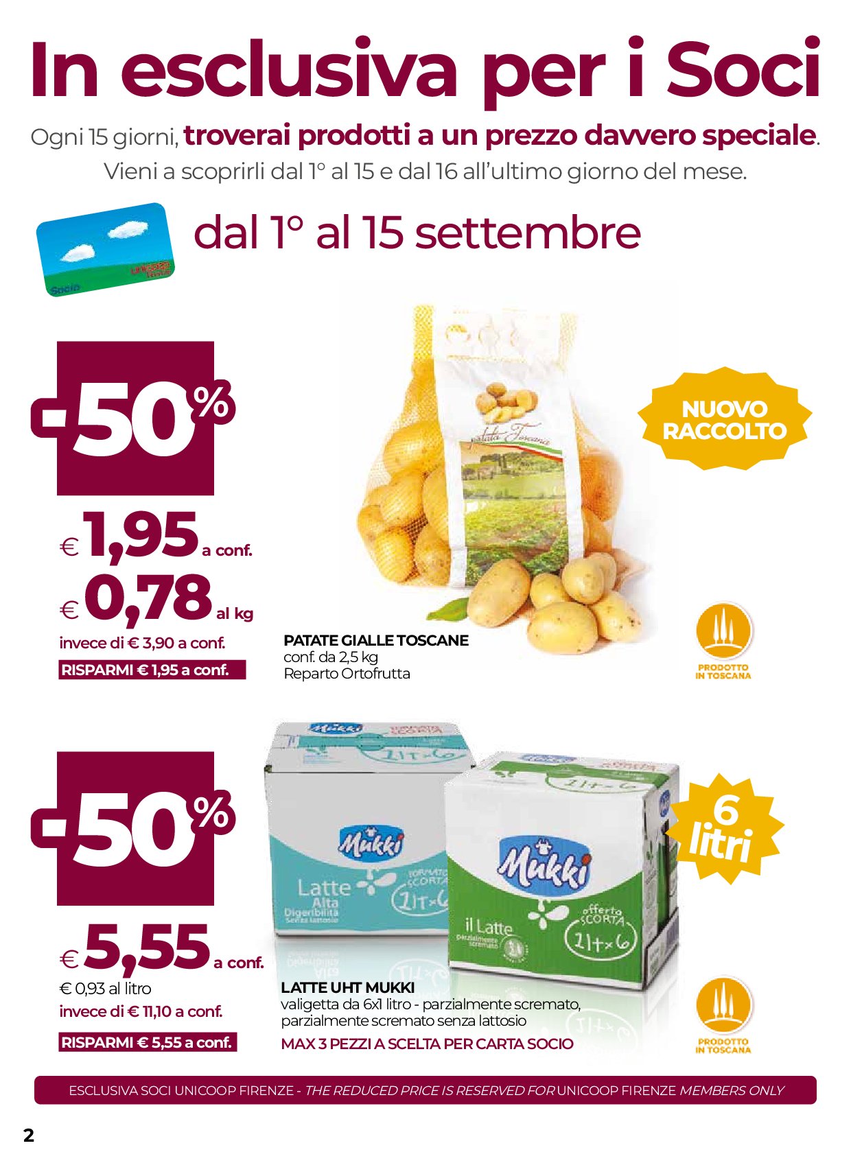 coop-firenze - Volantino Coop Firenze valido dal 04/09 al 17/09 - page: 2