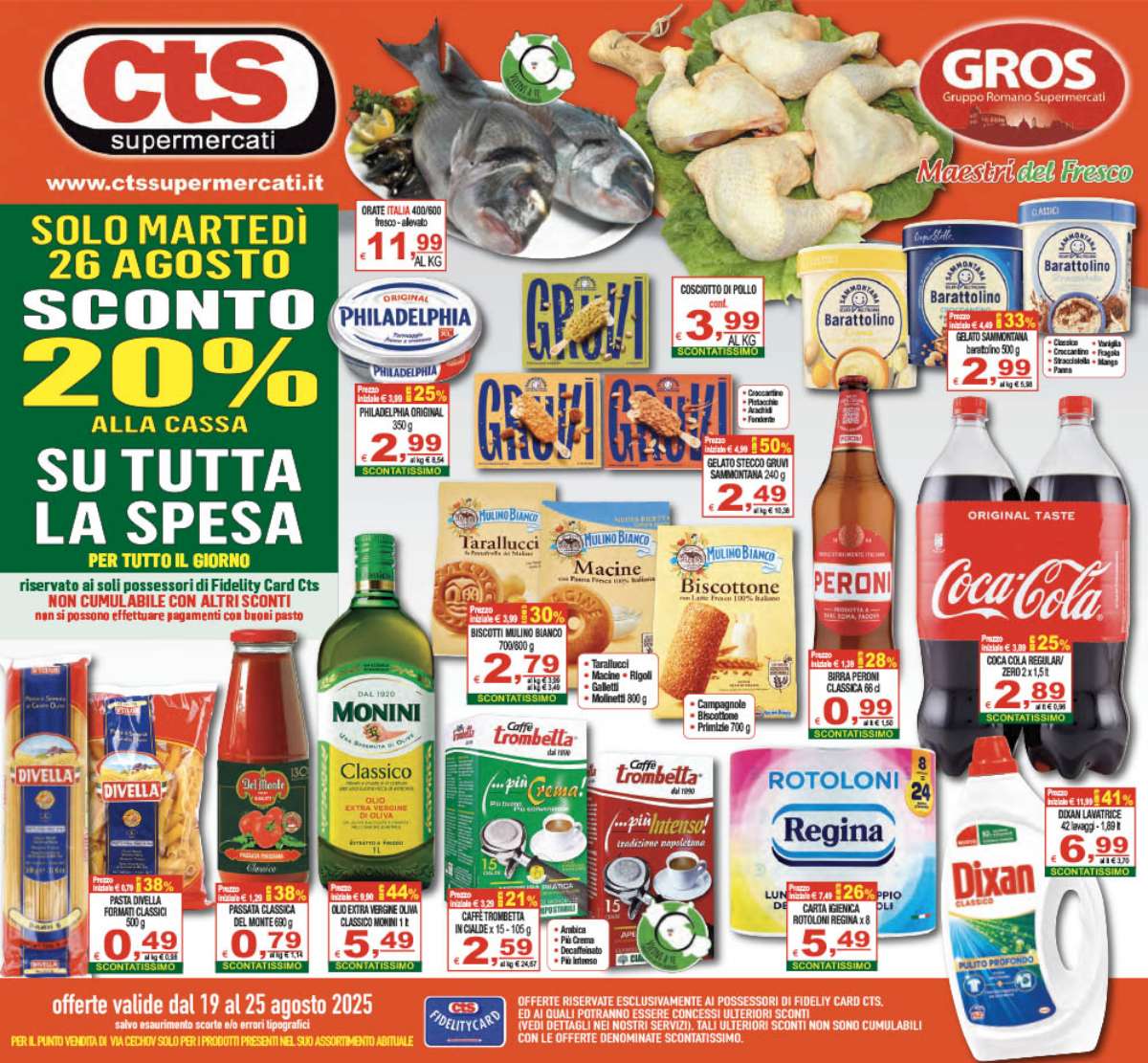 cts-supermercati - Volantino CTS supermercati valido dal 19/08 al 25/08