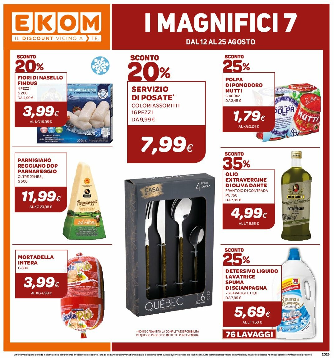 ekom - Volantino Ekom - Liguria/Piemonte valido dal 12/08 al 25/08 - page: 12