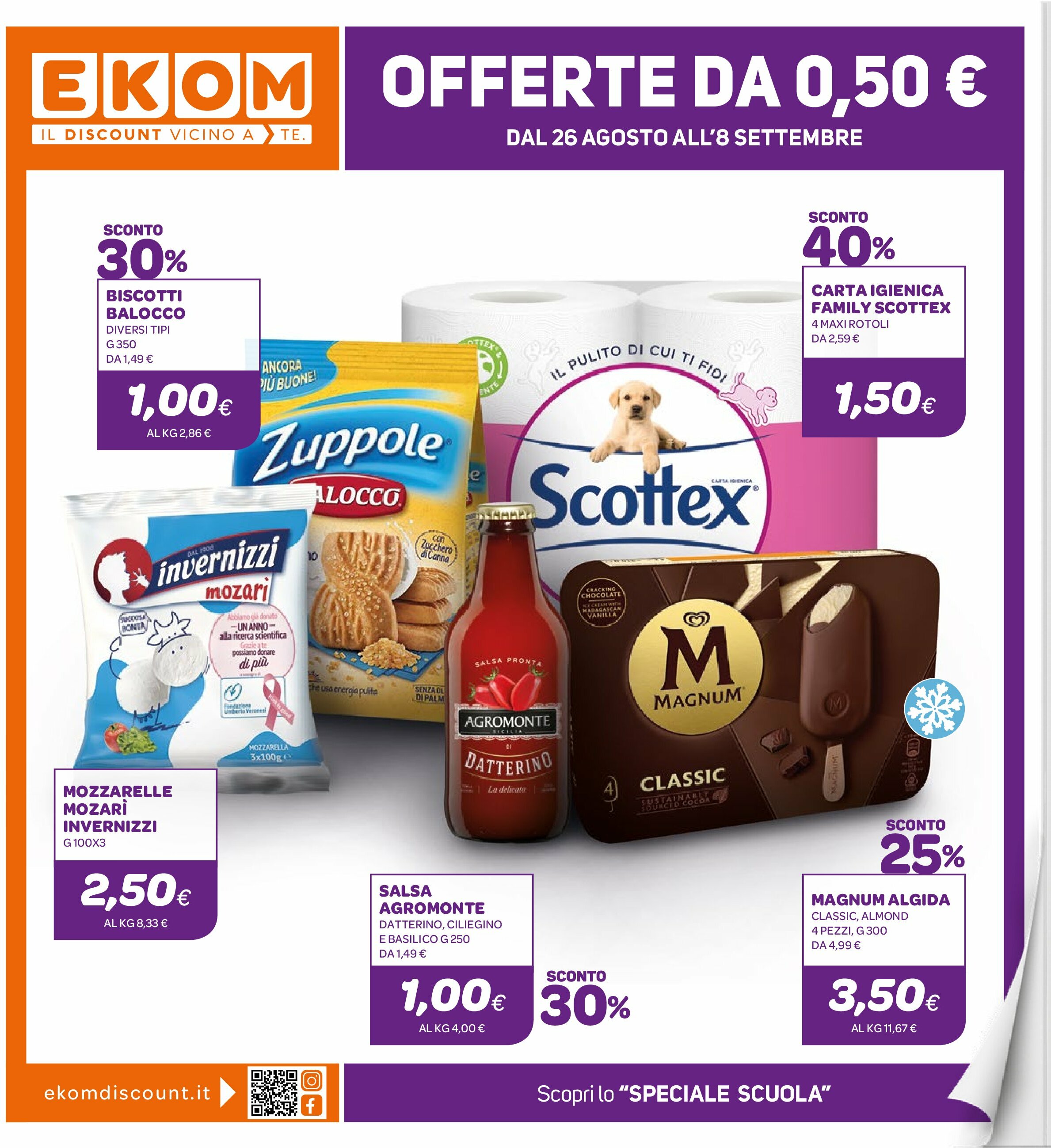 ekom - Volantino Ekom - Liguria/Piemonte valido dal 26/08 al 08/09 - page: 1