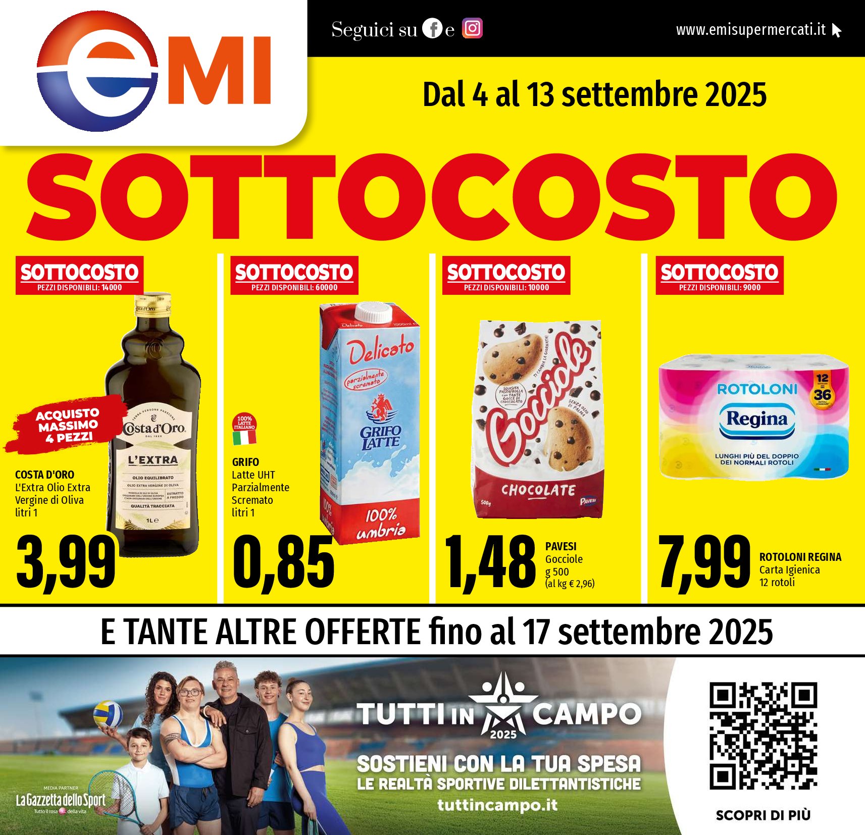 emi - Volantino Emi valido dal 04/09 al 17/09 - page: 1