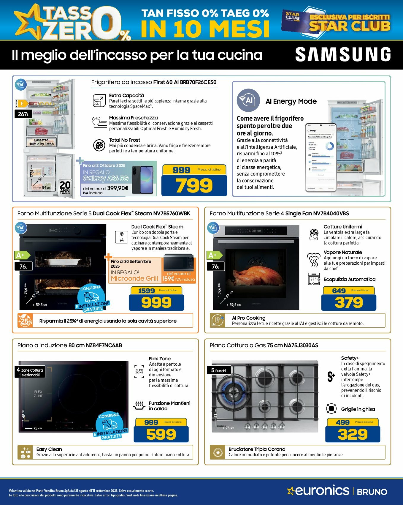 euronics-bruno - Volantino Euronics Bruno valido dal 21/08 al 11/09 - page: 57 euronics-bruno - Volantino Euronics Bruno valido dal 21/08 al 11/09 - page: 57