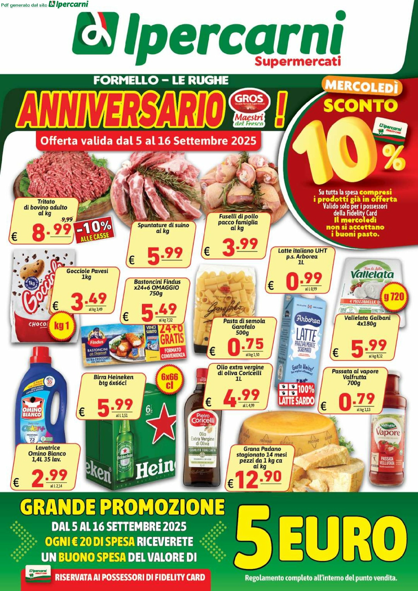 ipercarni - Volantino Ipercarni - Formello valido dal 05/09 al 16/09