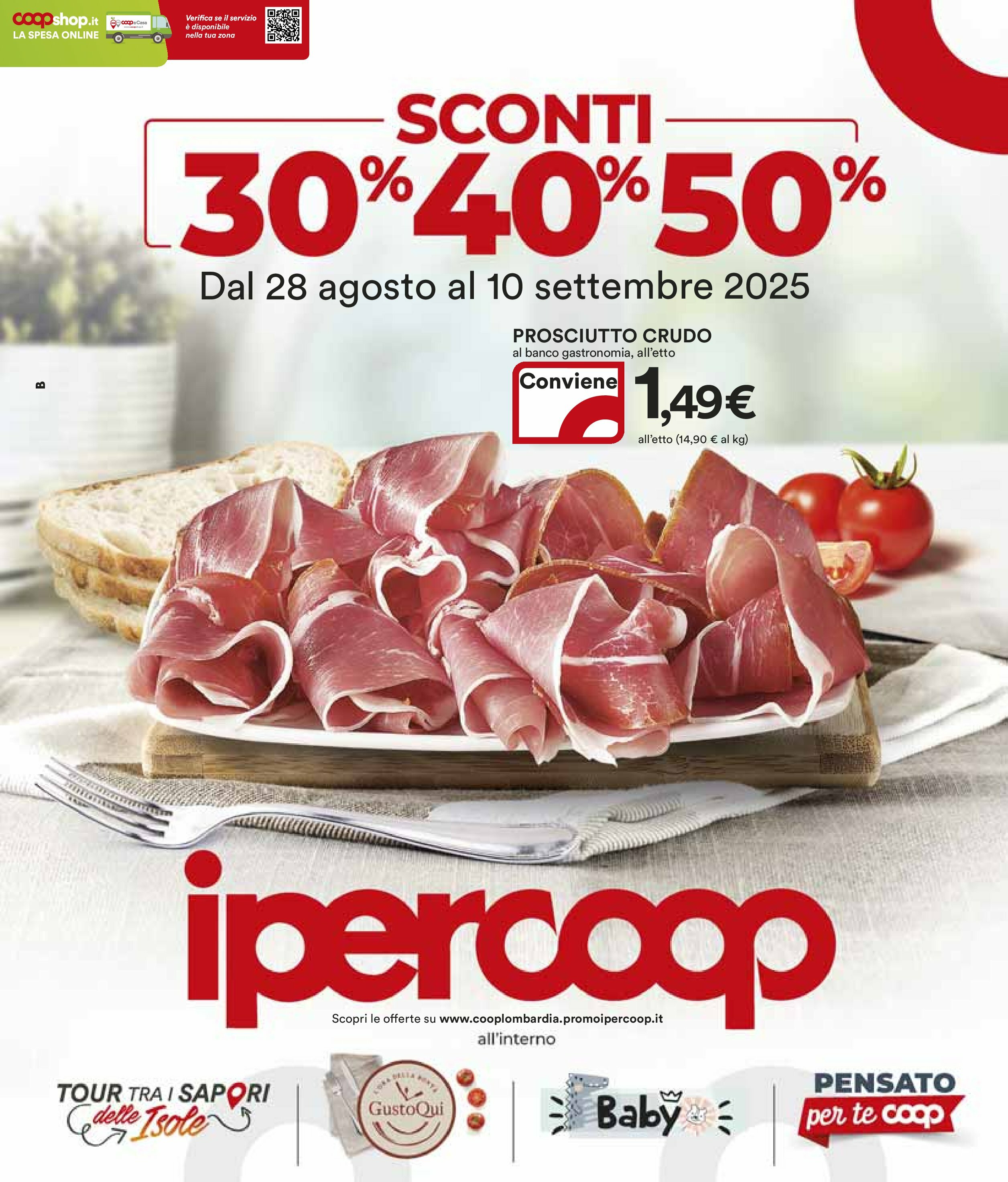 ipercoop - Volantino Ipercoop valido dal 28/08 al 10/09