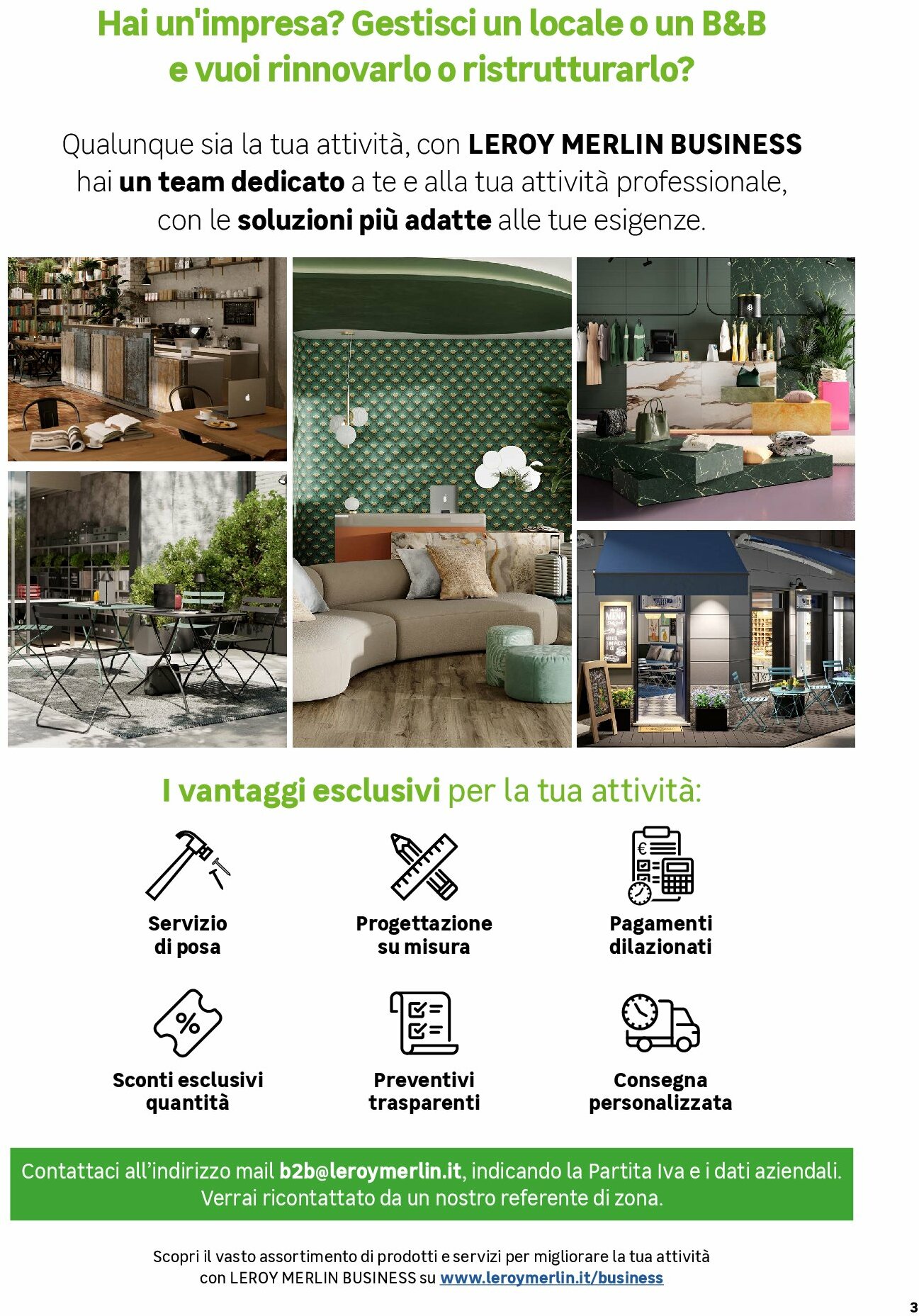 leroy-merlin - Volantino Leroy Merlin - Catalogo Business valido dal 01/05 al 31/12 - page: 3 leroy-merlin - Volantino Leroy Merlin - Catalogo Business valido dal 01/05 al 31/12 - page: 3