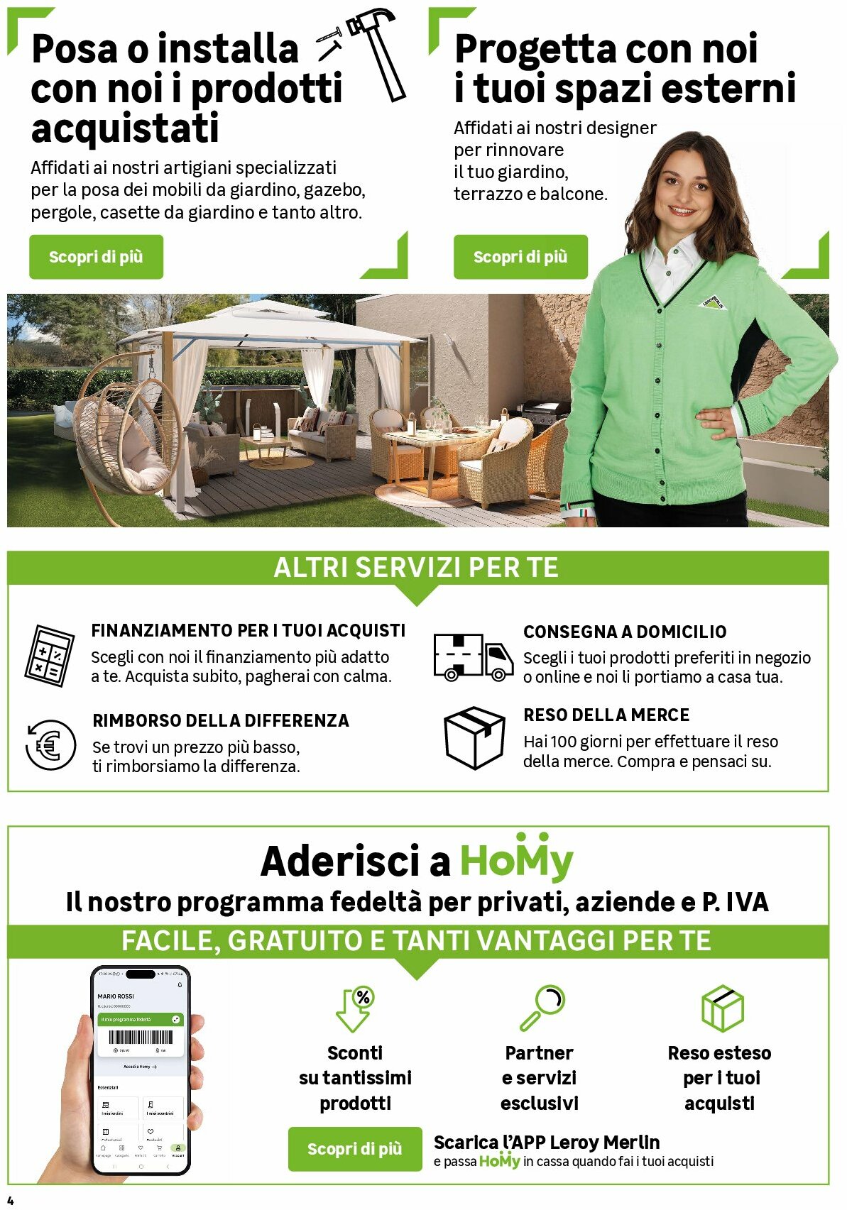 leroy-merlin - Volantino Leroy Merlin - Catalogo Giardino valido dal 01/06 al 31/10 - page: 4 leroy-merlin - Volantino Leroy Merlin - Catalogo Giardino valido dal 01/06 al 31/10 - page: 4