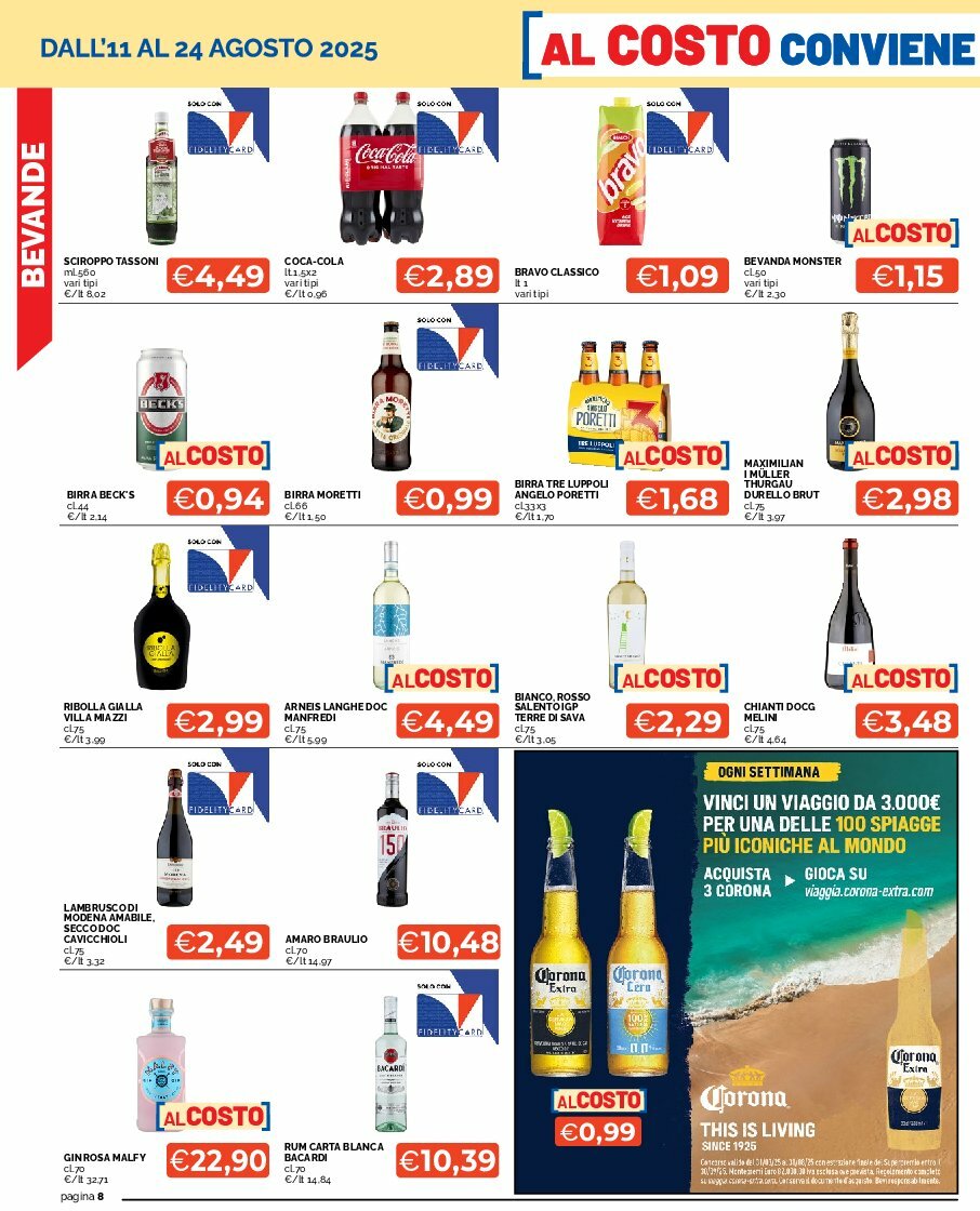 mercato - Volantino Mercatò - Feste Imperdibili valido dal 11/08 al 24/08 - page: 8