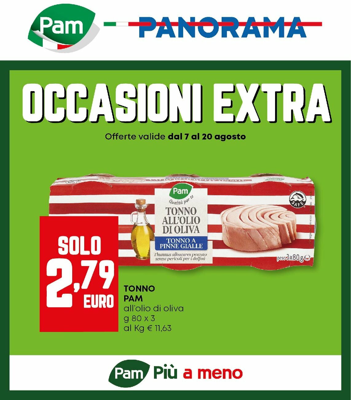 pam-panorama - Volantino Pam Panorama - Occasioni extra valido dal 07/08 al 20/08 - page: 1