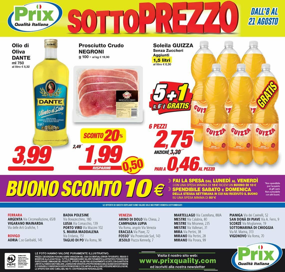 prix - Volantino Prix valido dal 08/08 al 21/08 - page: 16