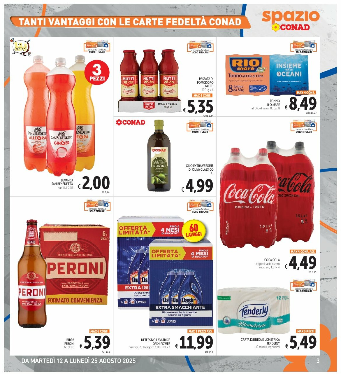spazio-conad - Volantino Spazio Conad - Roma valido dal 12/08 al 25/08 - page: 3 spazio-conad - Volantino Spazio Conad - Roma valido dal 12/08 al 25/08 - page: 3