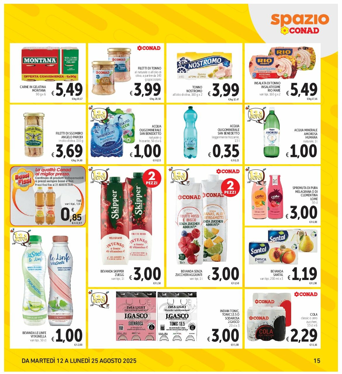 spazio-conad - Volantino Spazio Conad - Roma valido dal 12/08 al 25/08 - page: 15 spazio-conad - Volantino Spazio Conad - Roma valido dal 12/08 al 25/08 - page: 15