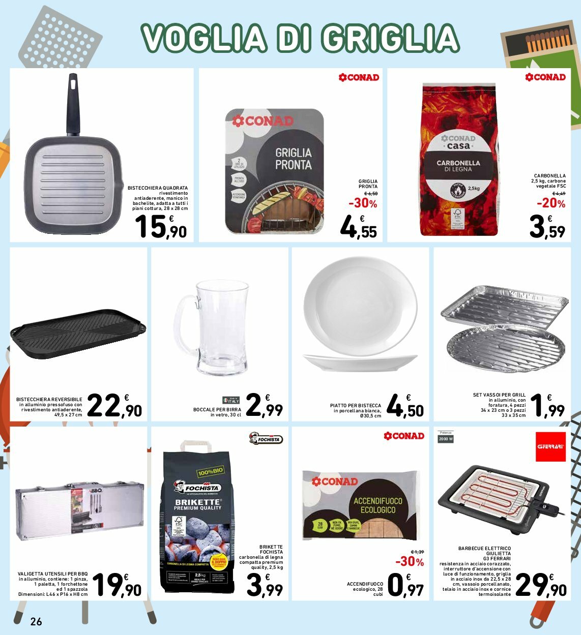spazio-conad - Volantino Spazio Conad - Roma valido dal 12/08 al 25/08 - page: 26 spazio-conad - Volantino Spazio Conad - Roma valido dal 12/08 al 25/08 - page: 26