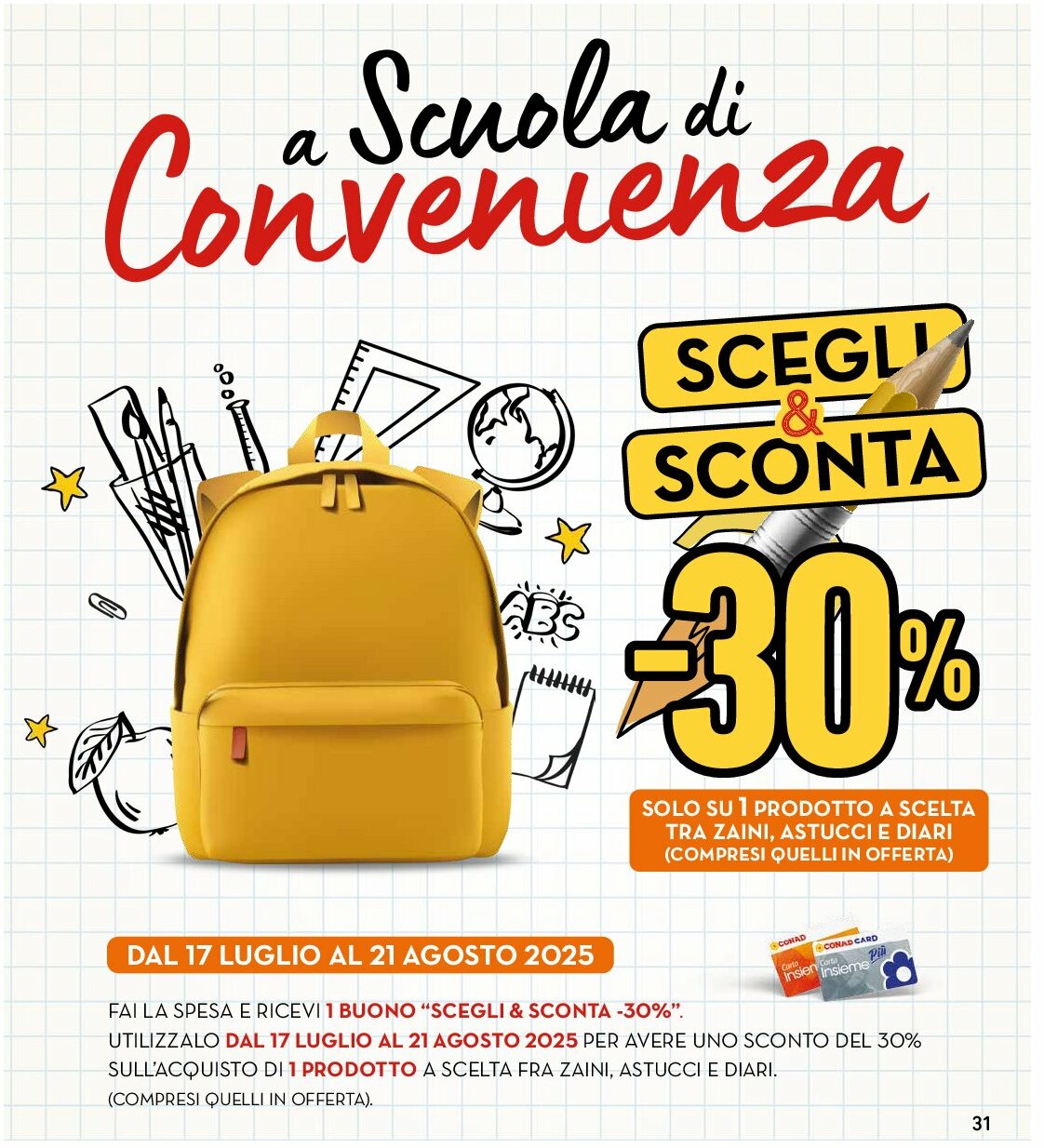 spazio-conad - Volantino Spazio Conad - Roma valido dal 12/08 al 25/08 - page: 31 spazio-conad - Volantino Spazio Conad - Roma valido dal 12/08 al 25/08 - page: 31