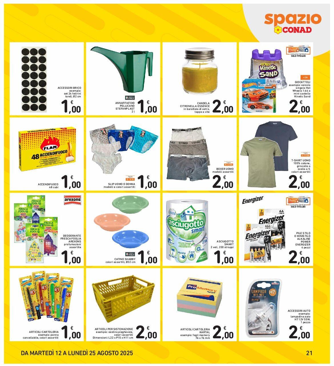spazio-conad - Volantino Spazio Conad - Roma valido dal 12/08 al 25/08 - page: 21 spazio-conad - Volantino Spazio Conad - Roma valido dal 12/08 al 25/08 - page: 21