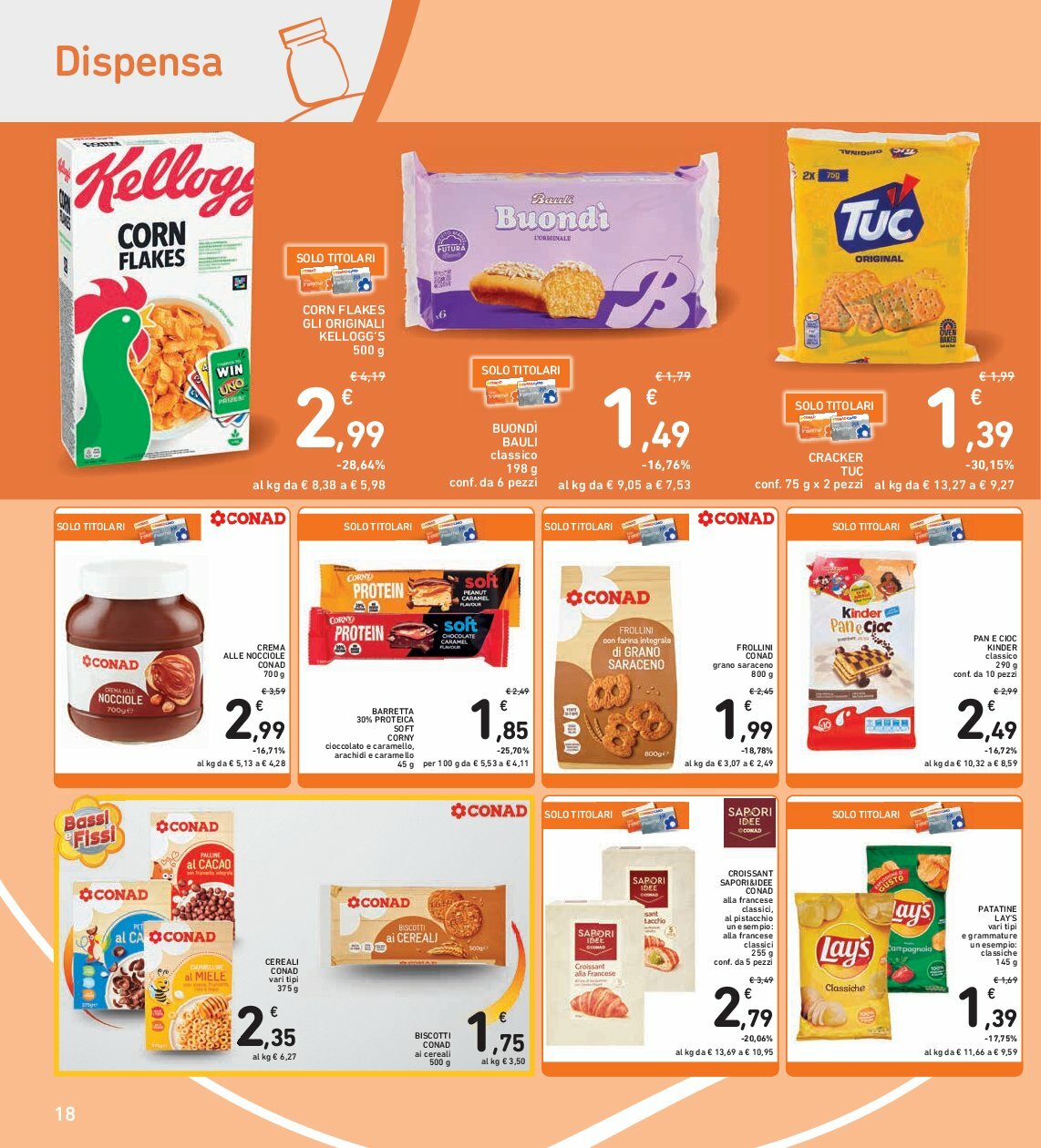 spazio-conad - Volantino Spazio Conad valido dal 08/08 al 21/08 - page: 18 spazio-conad - Volantino Spazio Conad valido dal 08/08 al 21/08 - page: 18
