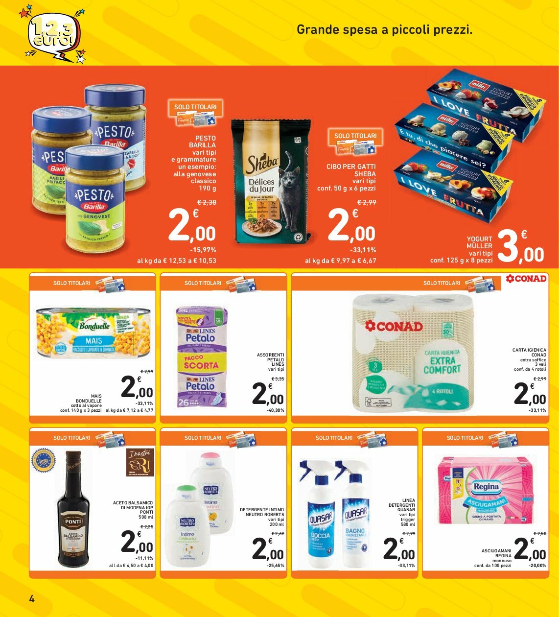spazio-conad - Volantino Spazio Conad valido dal 08/08 al 21/08 - page: 4 spazio-conad - Volantino Spazio Conad valido dal 08/08 al 21/08 - page: 4