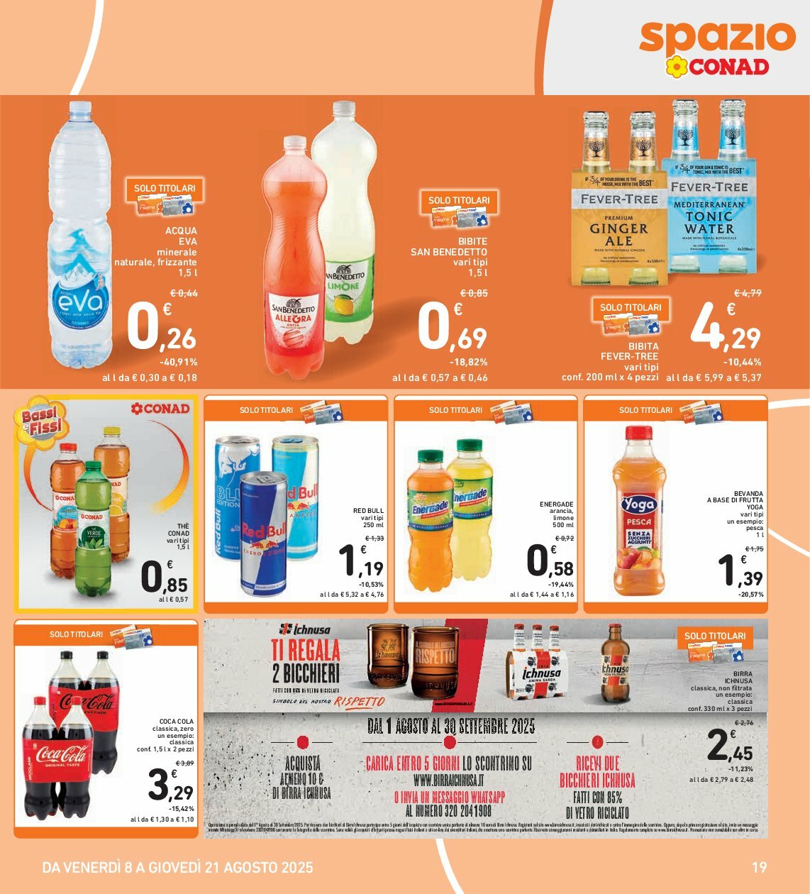 spazio-conad - Volantino Spazio Conad valido dal 08/08 al 21/08 - page: 19 spazio-conad - Volantino Spazio Conad valido dal 08/08 al 21/08 - page: 19