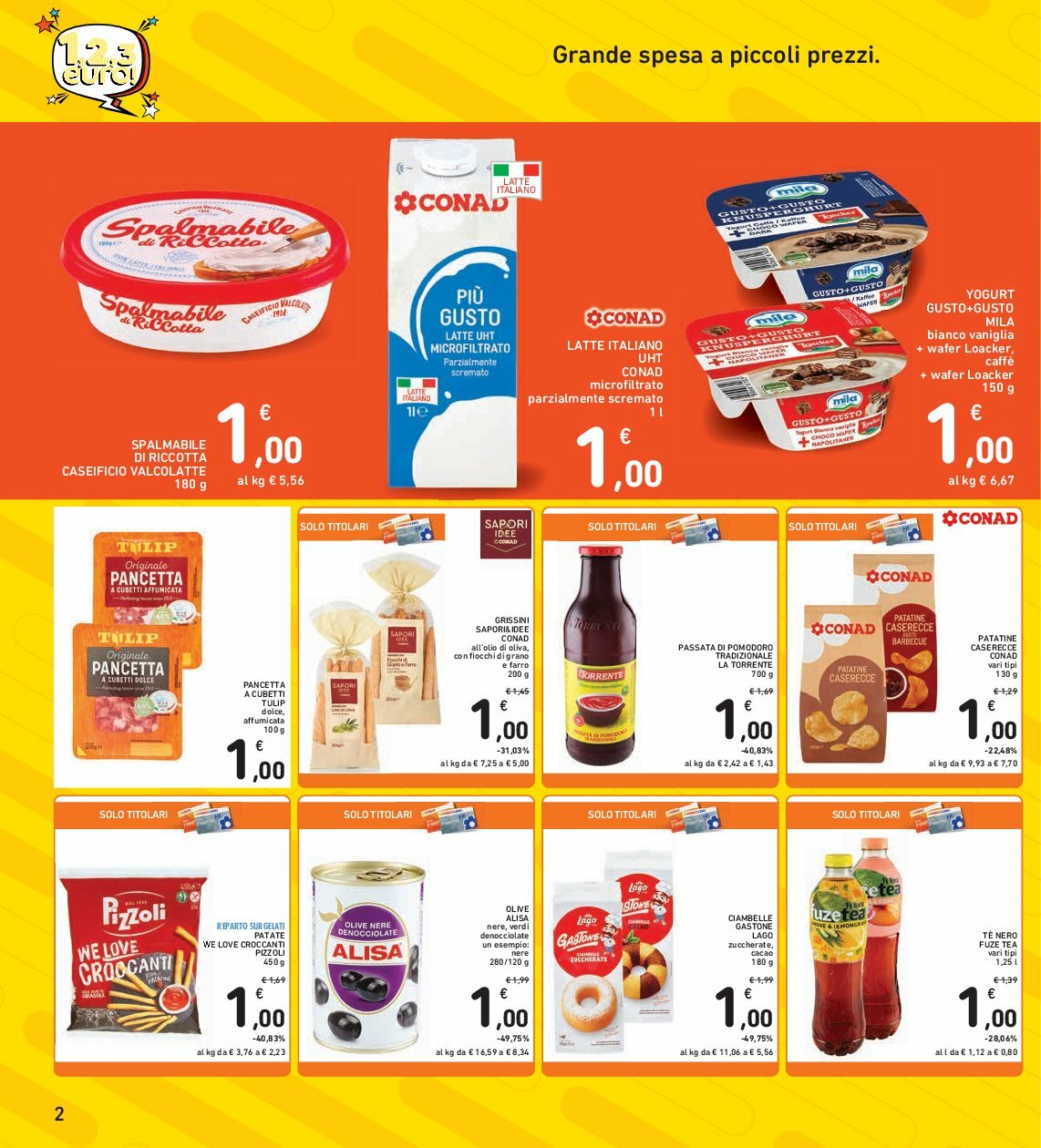 spazio-conad - Volantino Spazio Conad valido dal 08/08 al 21/08 - page: 2 spazio-conad - Volantino Spazio Conad valido dal 08/08 al 21/08 - page: 2