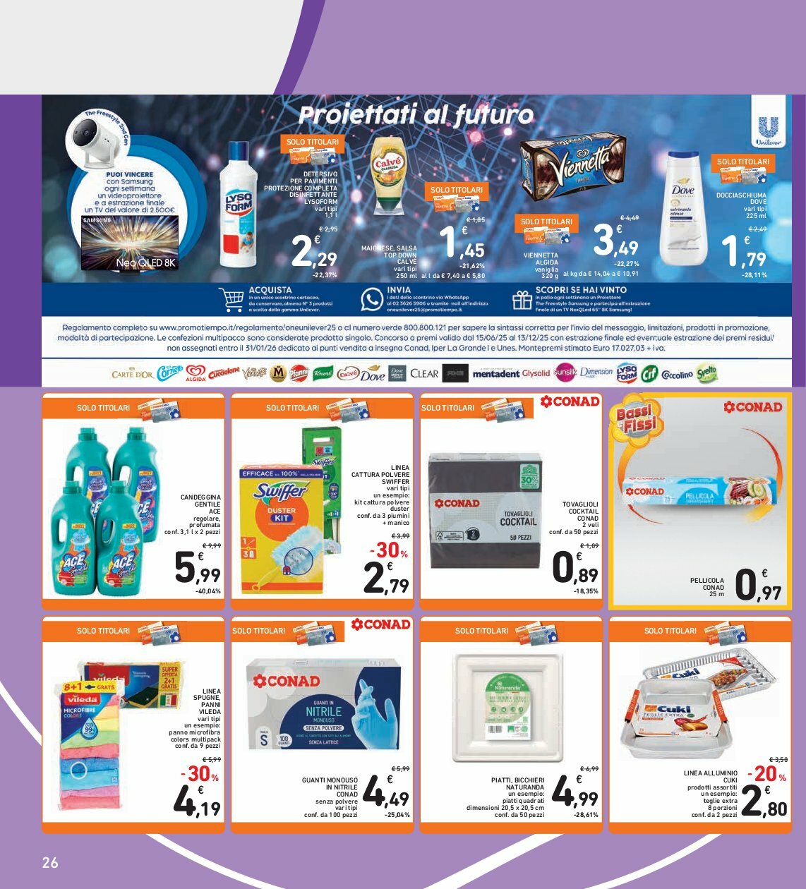 spazio-conad - Volantino Spazio Conad valido dal 08/08 al 21/08 - page: 26 spazio-conad - Volantino Spazio Conad valido dal 08/08 al 21/08 - page: 26