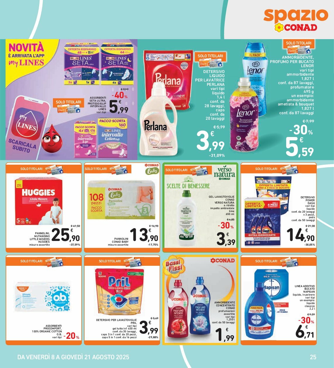 spazio-conad - Volantino Spazio Conad valido dal 08/08 al 21/08 - page: 25 spazio-conad - Volantino Spazio Conad valido dal 08/08 al 21/08 - page: 25