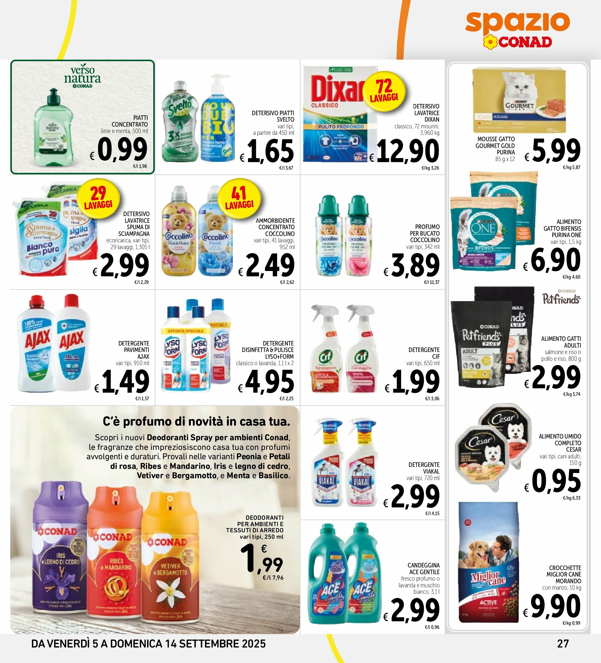 spazio-conad - Volantino Spazio Conad - Roma valido dal 05/09 al 14/09 - page: 27