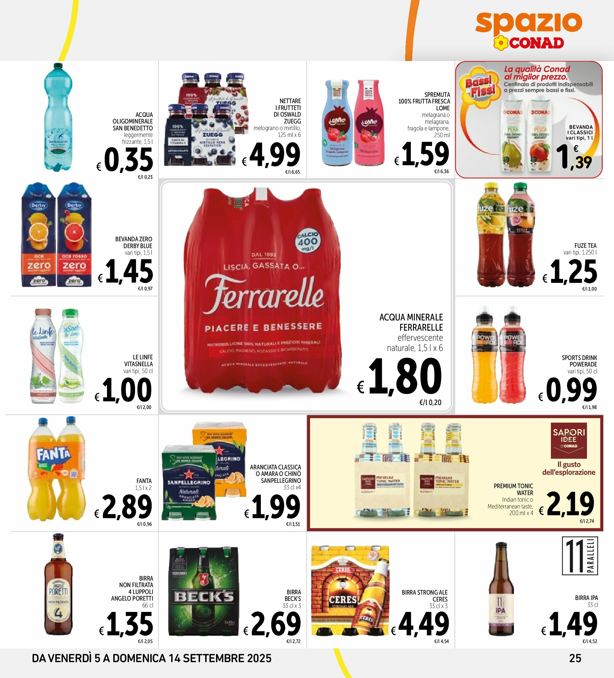 spazio-conad - Volantino Spazio Conad - Roma valido dal 05/09 al 14/09 - page: 25