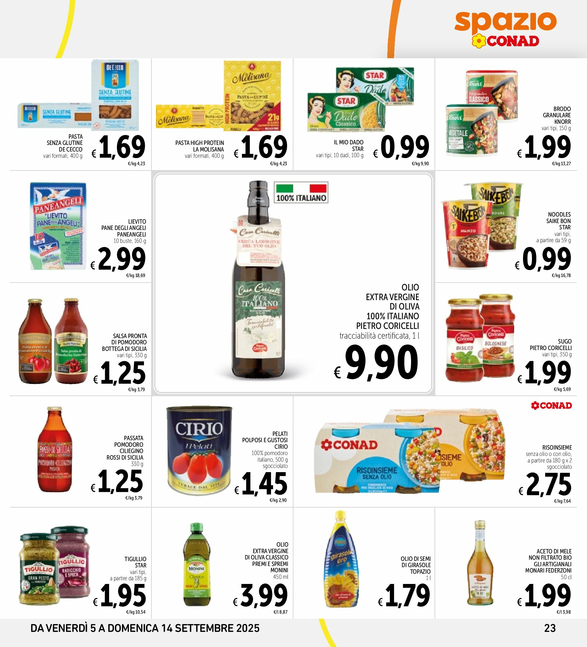 spazio-conad - Volantino Spazio Conad - Roma valido dal 05/09 al 14/09 - page: 23