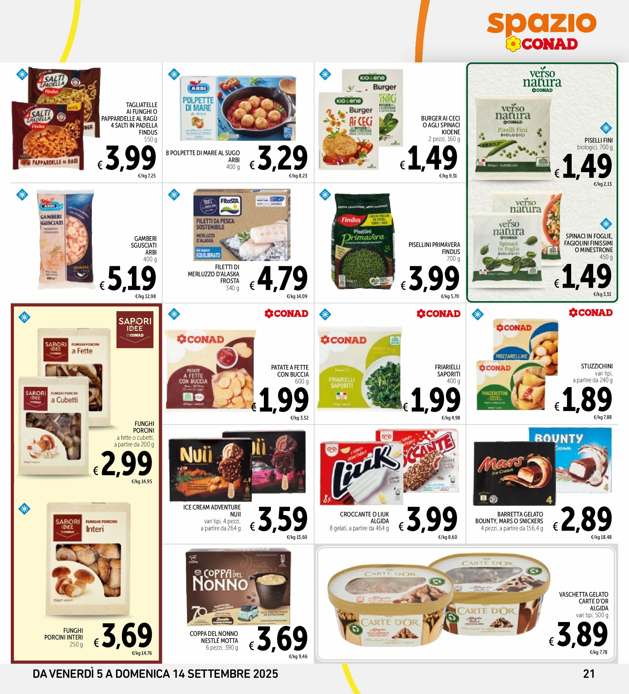 spazio-conad - Volantino Spazio Conad - Roma valido dal 05/09 al 14/09 - page: 21
