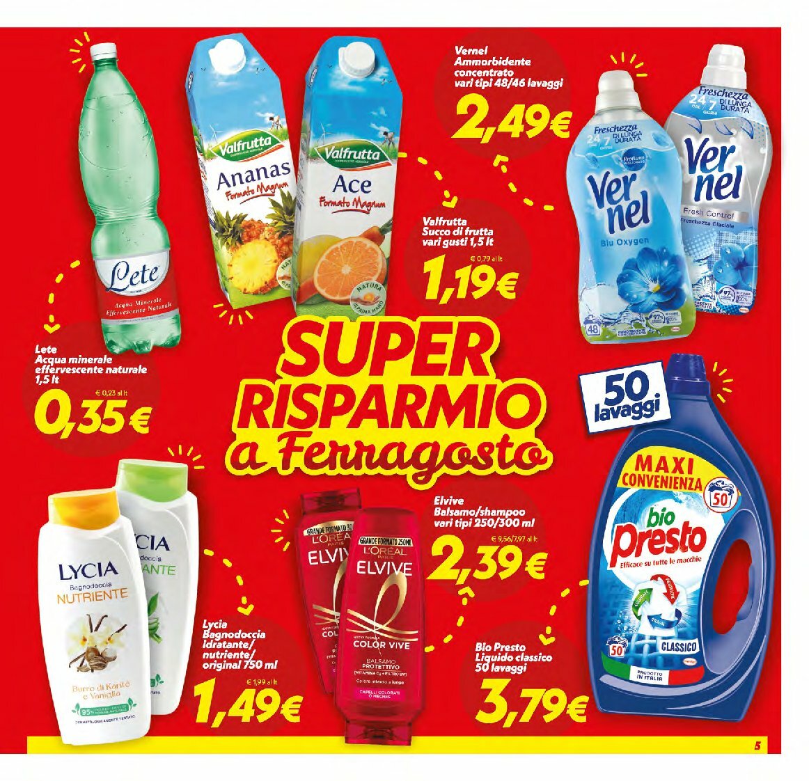 super-conveniente - Volantino Super Conveniente - Gela, Vittoria, Avola, Lascari valido dal 12/08 al 21/08 - page: 5