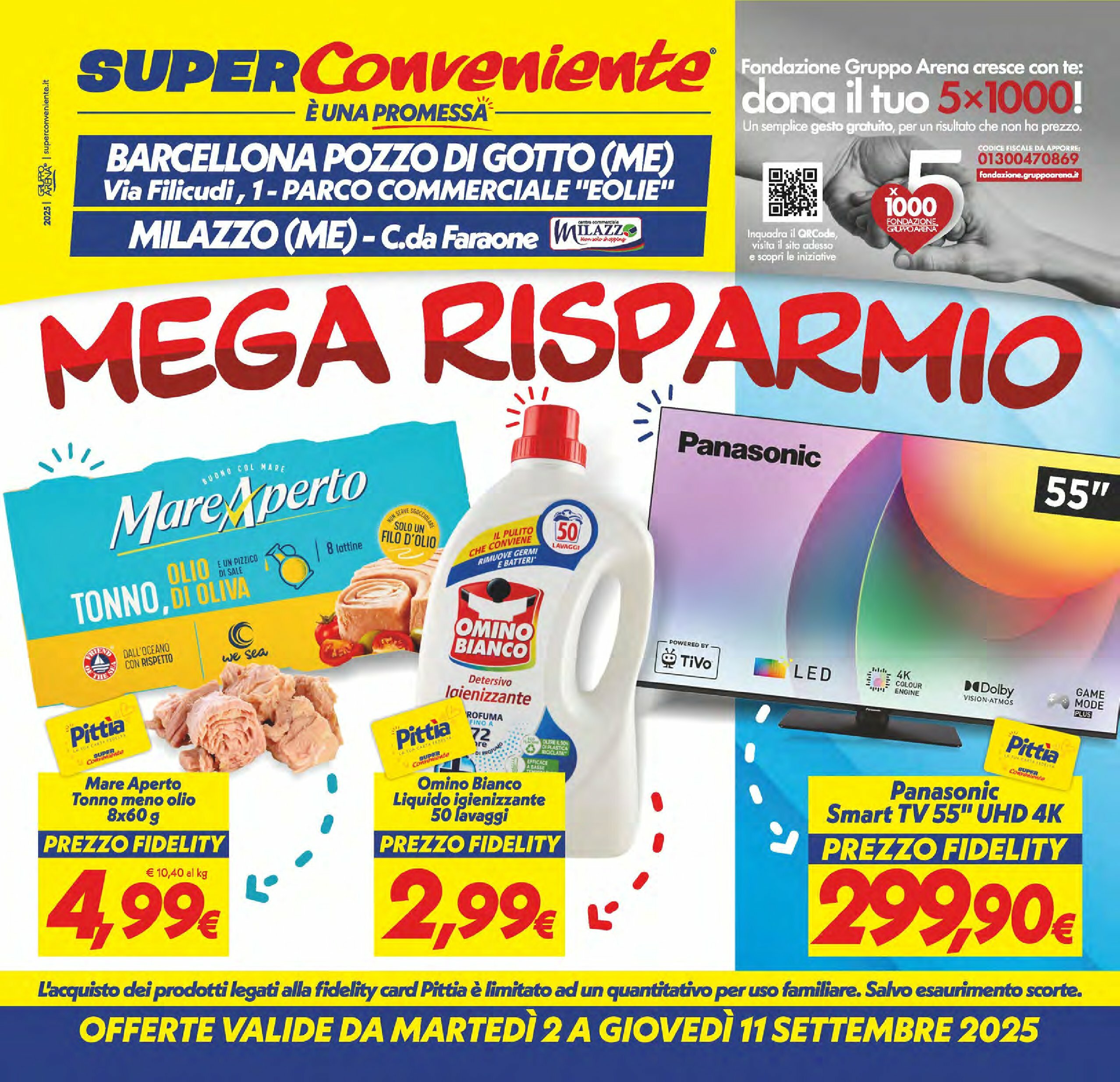 super-conveniente - Volantino Super Conveniente - Barcellona Pozzo di Gotto, Milazzo valido dal 02/09 al 11/09