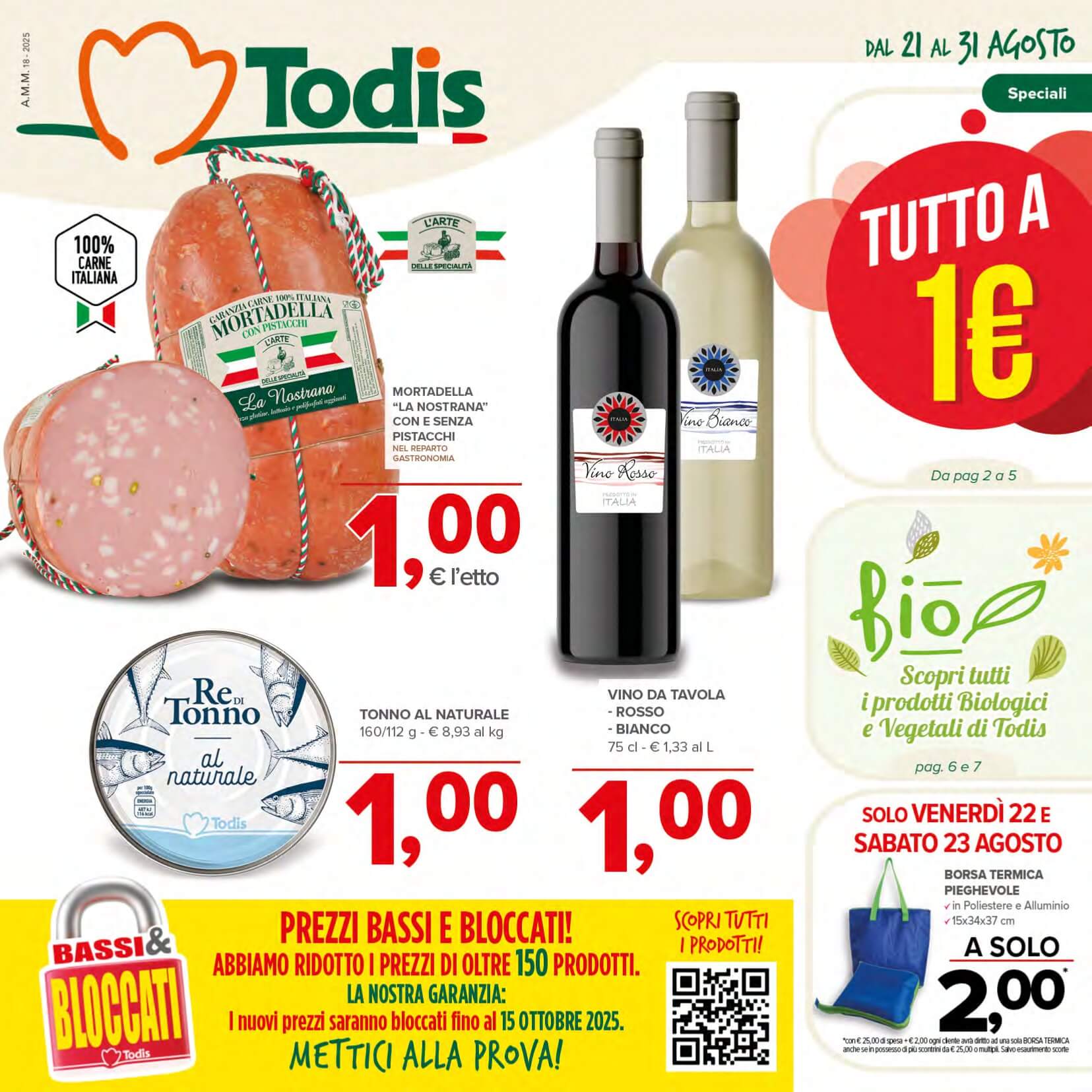 todis - Volantino Todis valido dal 21/08 al 31/08