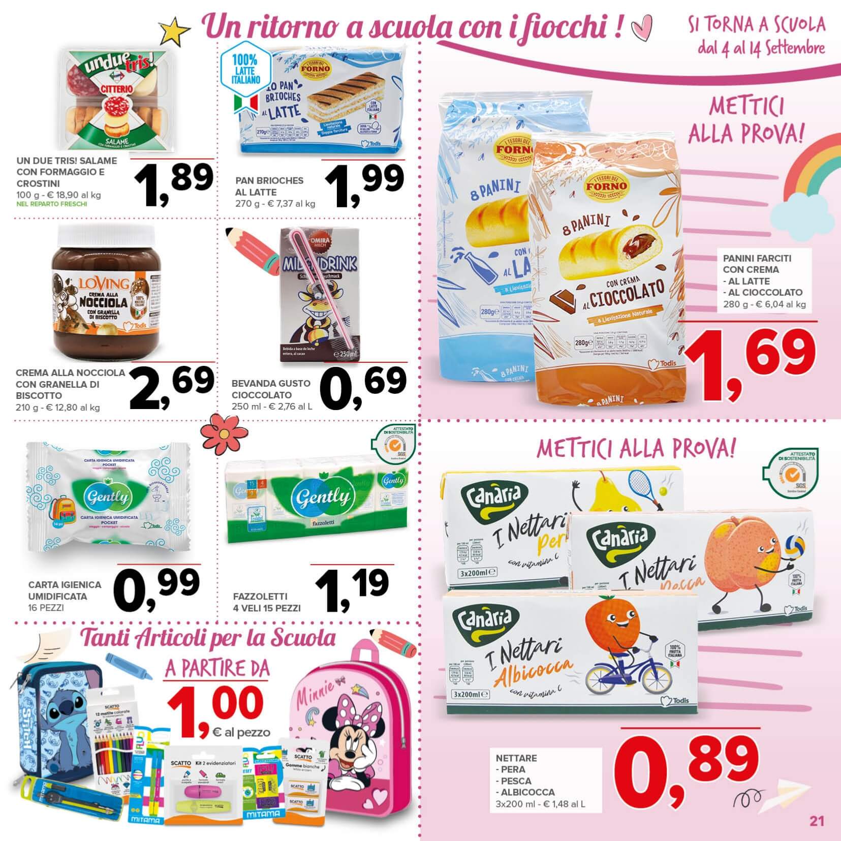 todis - Volantino Todis valido dal 04/09 al 14/09 - page: 21