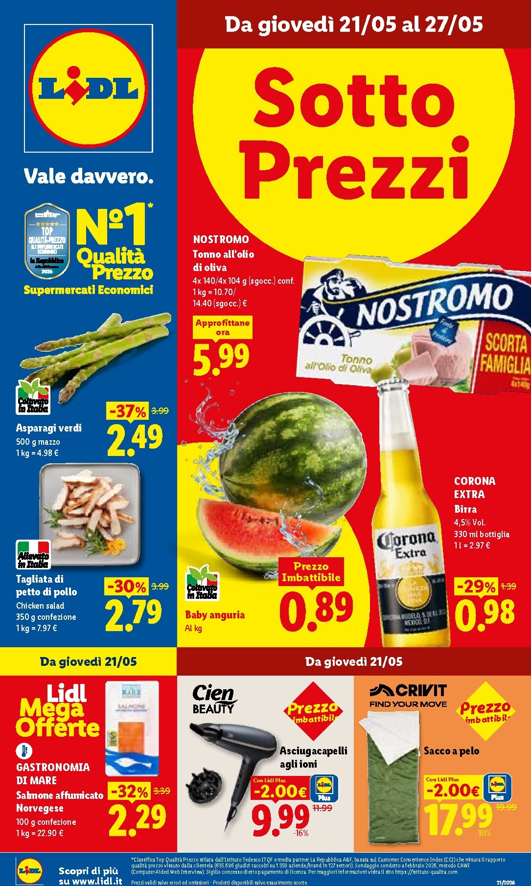 lidl - Volantino Lidl per la prossima settimana dal giovedì 21/05/2026 al mercoledì 27/05/2026
