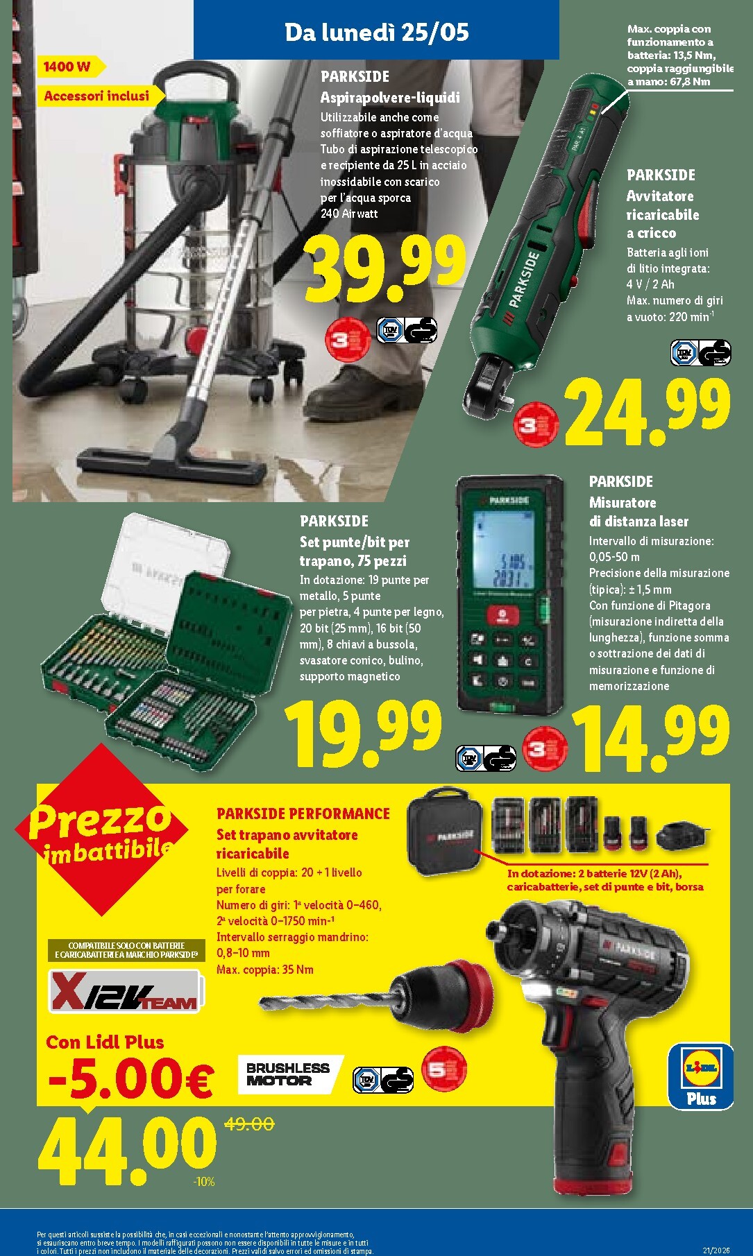 lidl - Volantino Lidl per la prossima settimana dal giovedì 21/05/2026 al mercoledì 27/05/2026 - page: 39