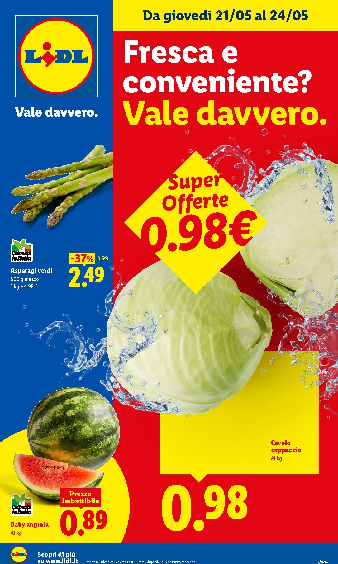 lidl - Volantino futuro Lidl - Fresca e Convenienta valido dal giovedì 21/05/2026 al domenica 24/05/2026