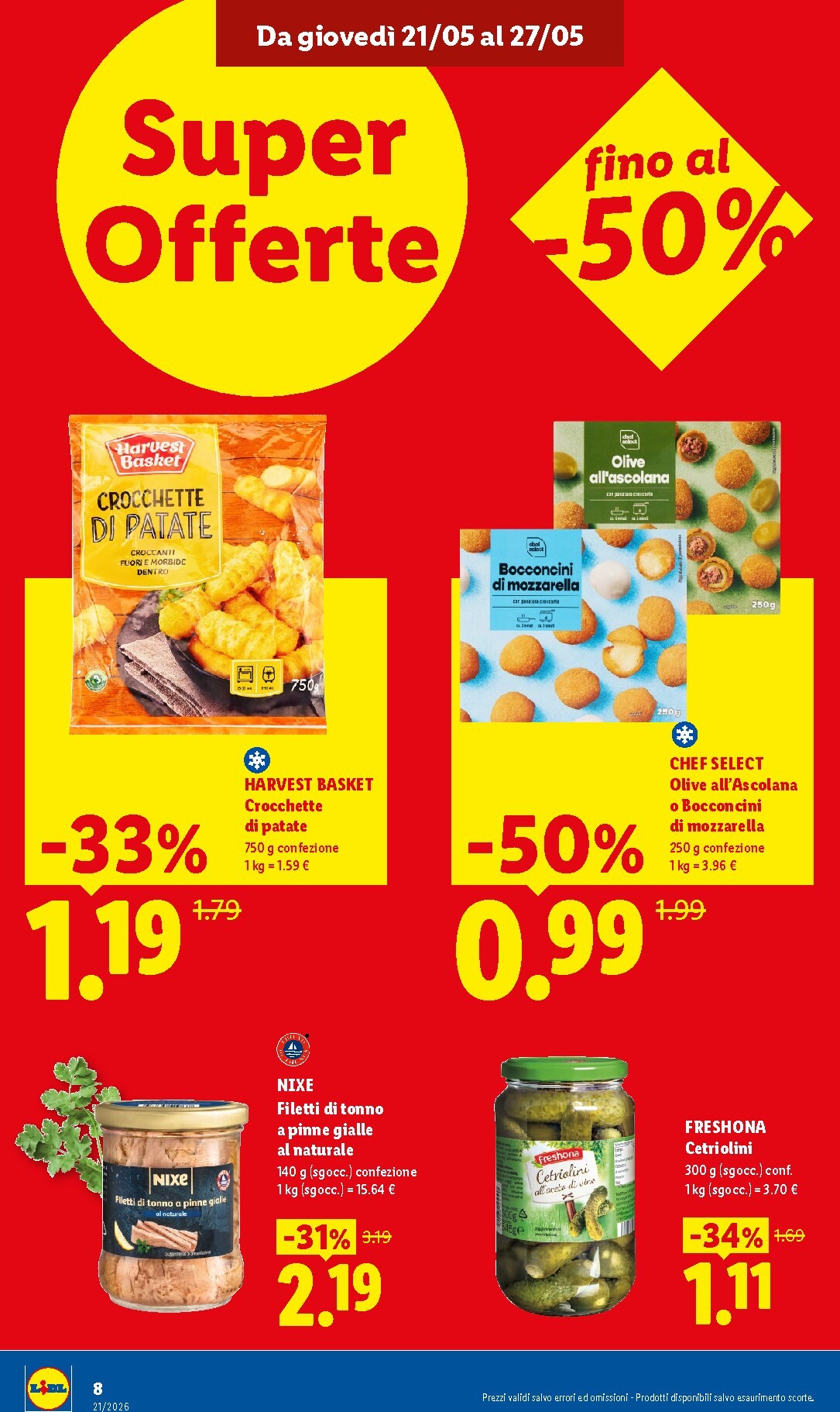 lidl - Volantino attuale di Lidl - Nuova apertura Augusta valido dal giovedì 21/05/2026 al mercoledì 27/05/2026 - page: 8