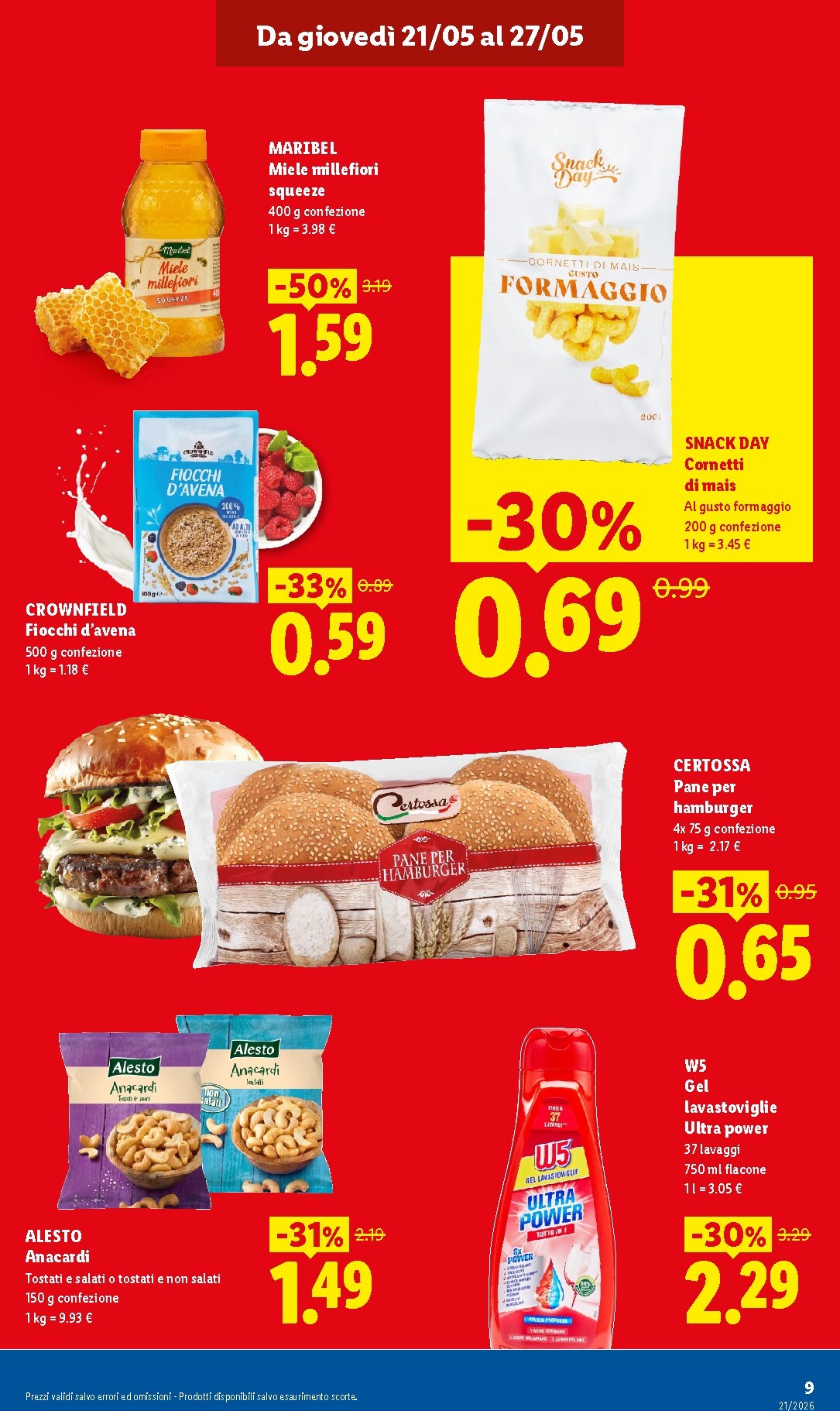 lidl - Volantino attuale di Lidl - Nuova apertura Augusta valido dal giovedì 21/05/2026 al mercoledì 27/05/2026 - page: 9