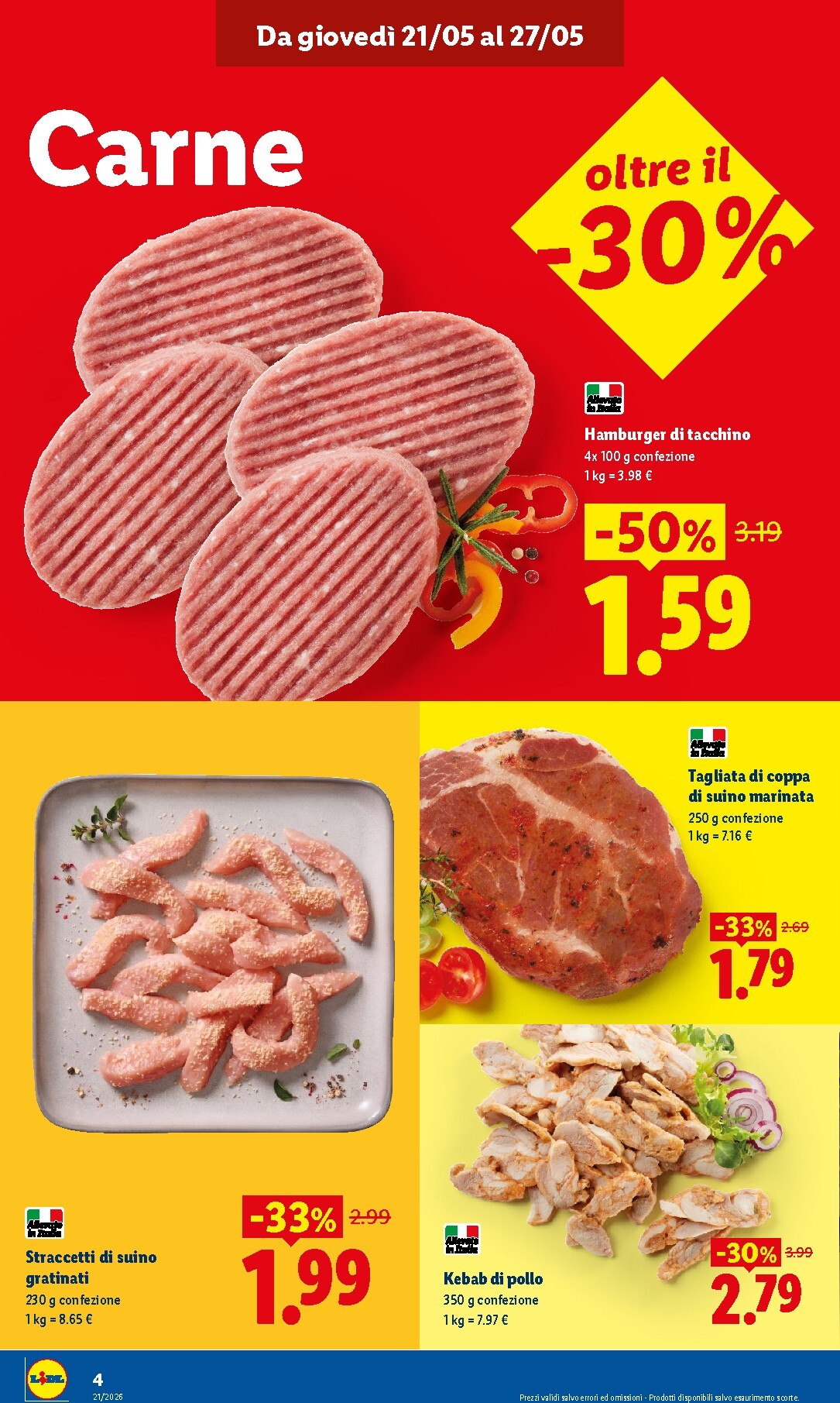 lidl - Volantino attuale di Lidl - Nuova apertura Augusta valido dal giovedì 21/05/2026 al mercoledì 27/05/2026 - page: 4