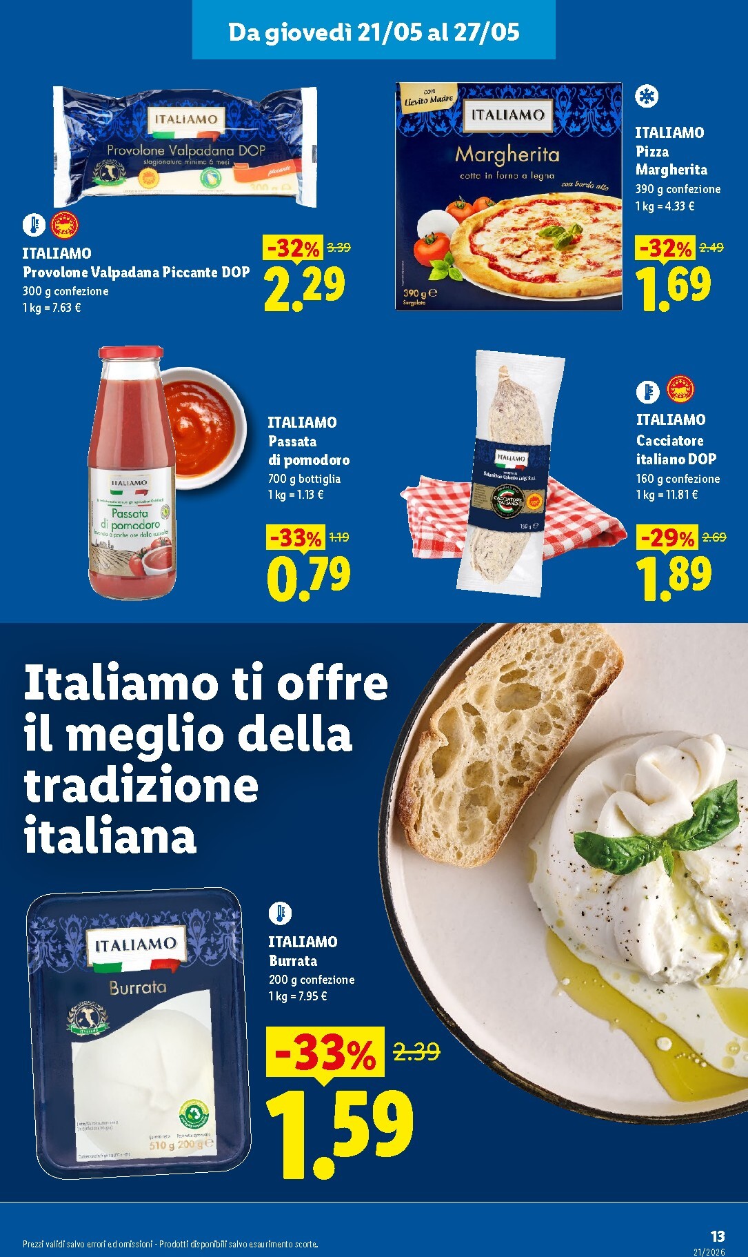 lidl - Volantino attuale di Lidl - Nuova apertura Augusta valido dal giovedì 21/05/2026 al mercoledì 27/05/2026 - page: 13