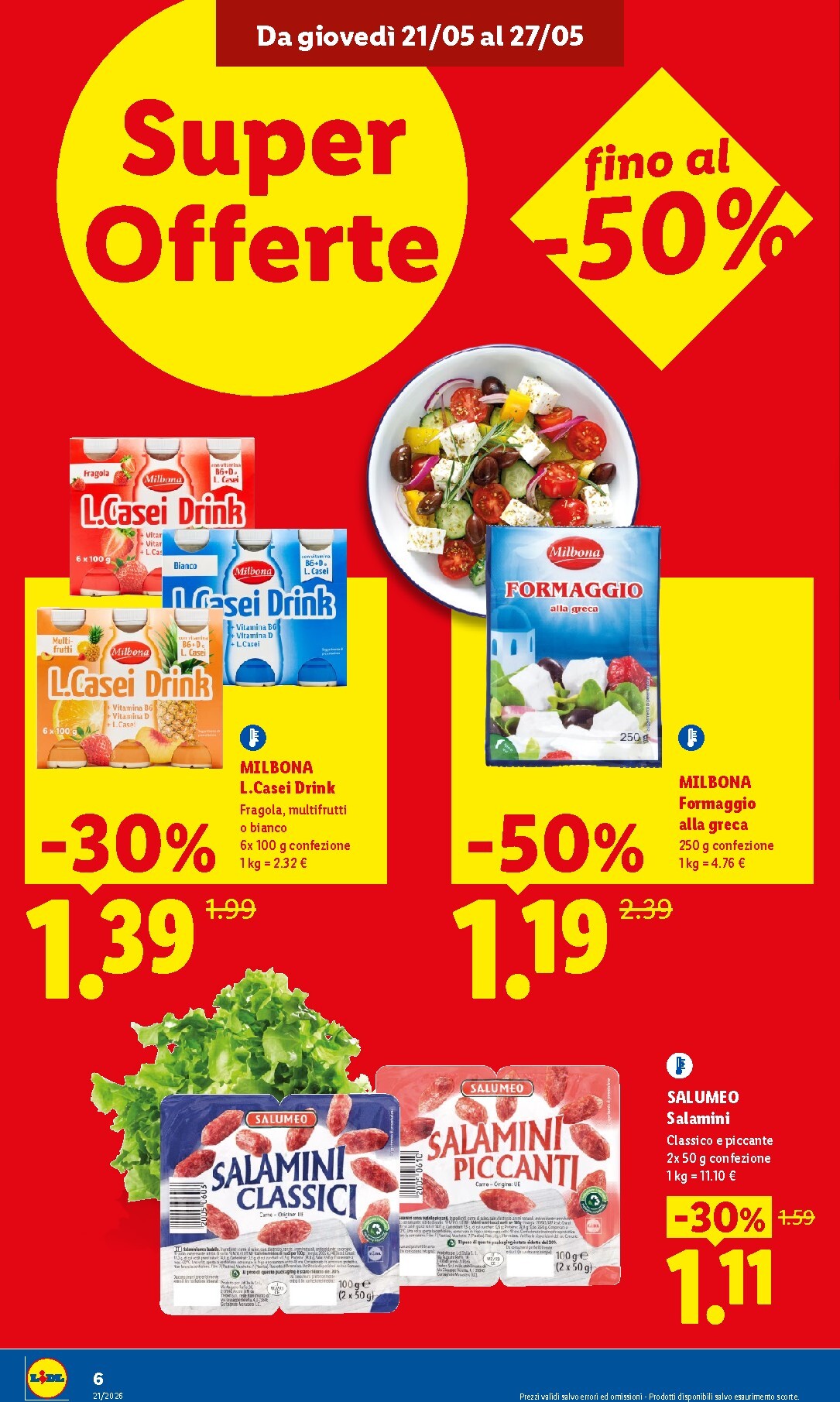 lidl - Volantino attuale di Lidl - Nuova apertura Augusta valido dal giovedì 21/05/2026 al mercoledì 27/05/2026 - page: 6