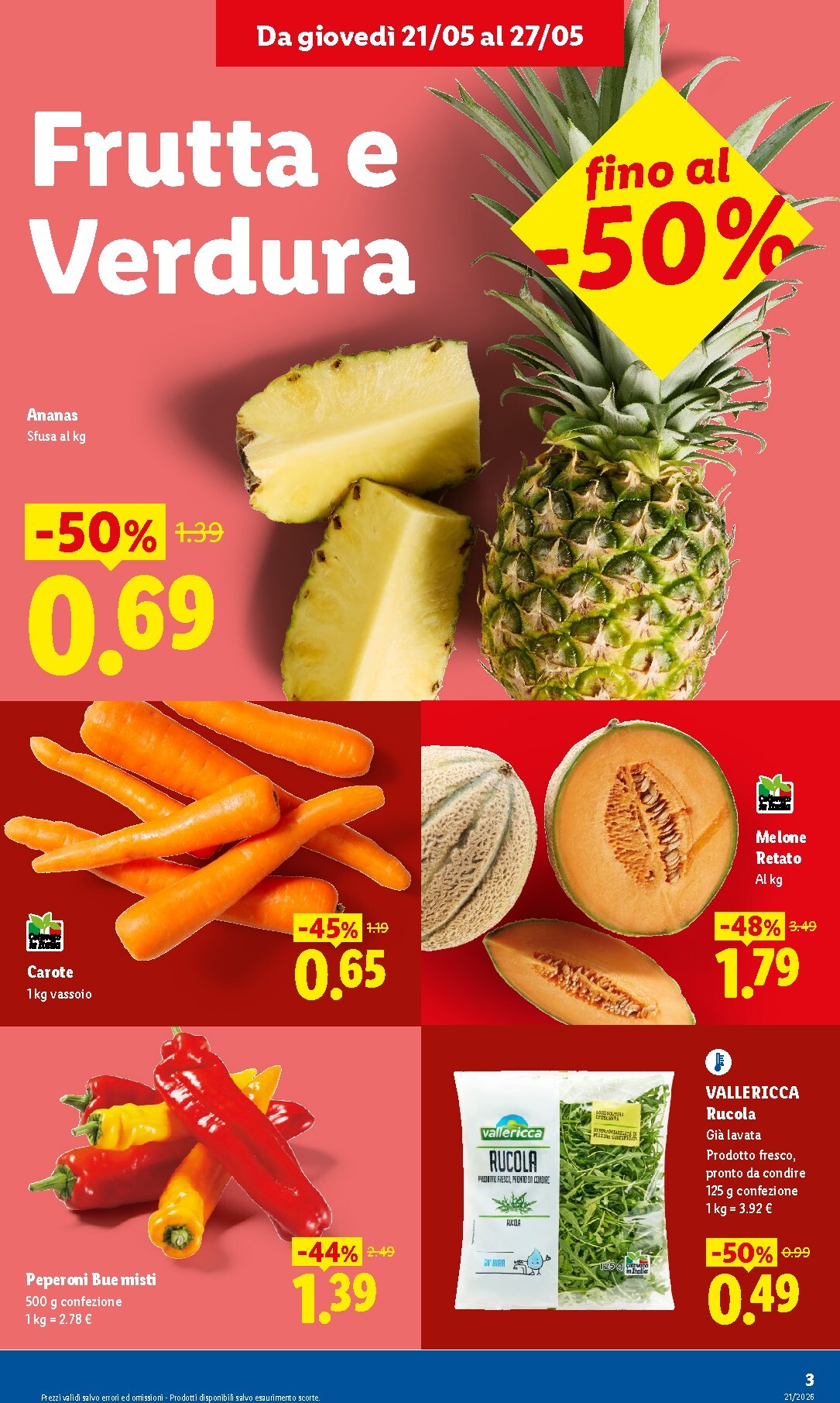 lidl - Volantino attuale di Lidl - Nuova apertura Augusta valido dal giovedì 21/05/2026 al mercoledì 27/05/2026 - page: 3